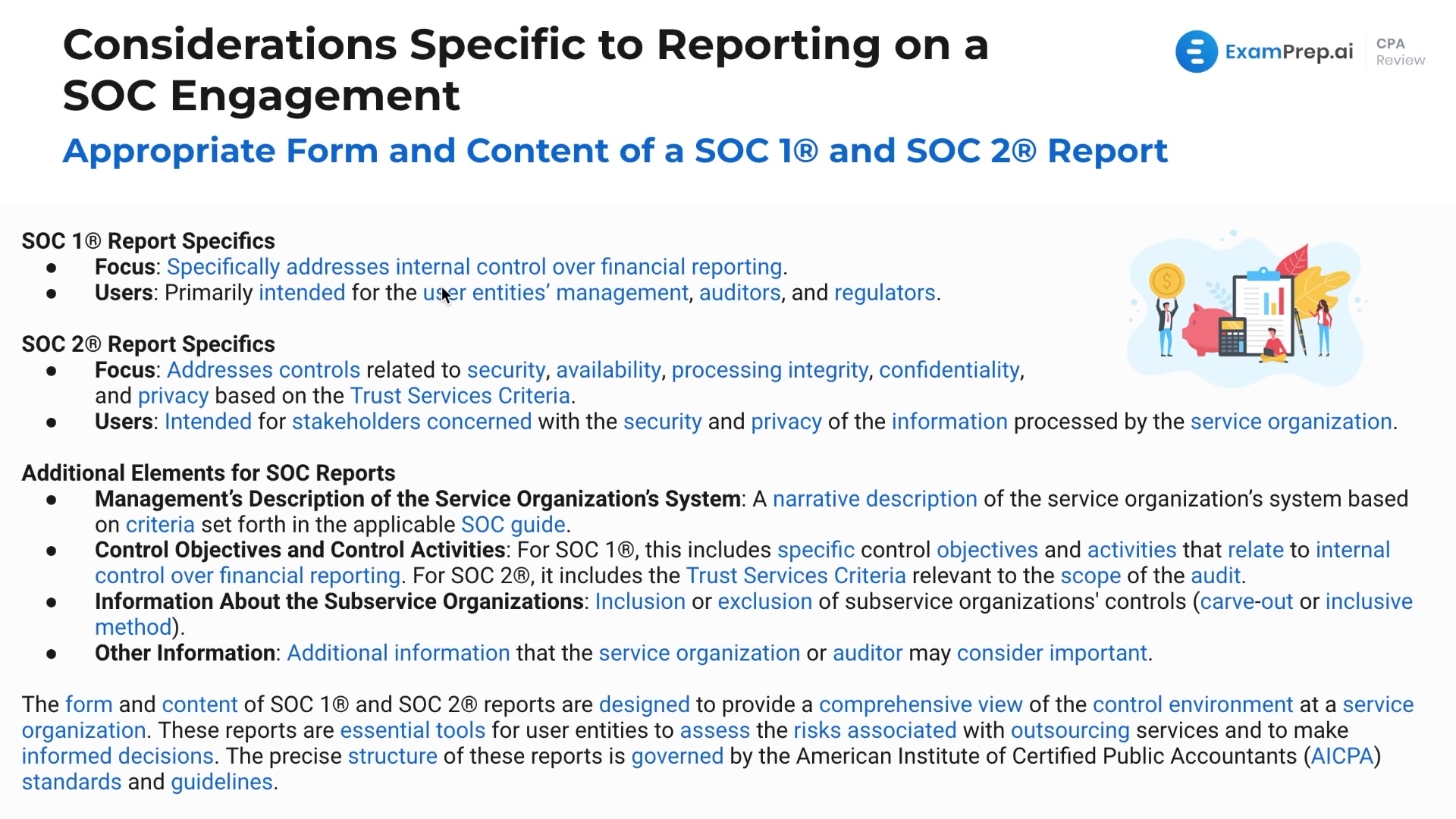 Form and Content of SOC 1 and SOC 2 Reports lesson thumbnail