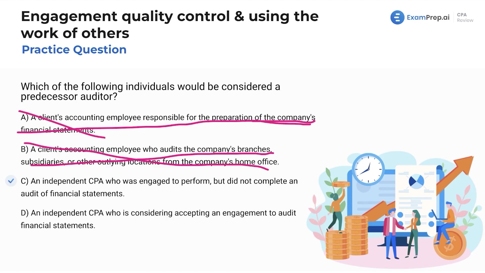 Engagement Quality Control & Using the Work of Others Practice Questions lesson thumbnail