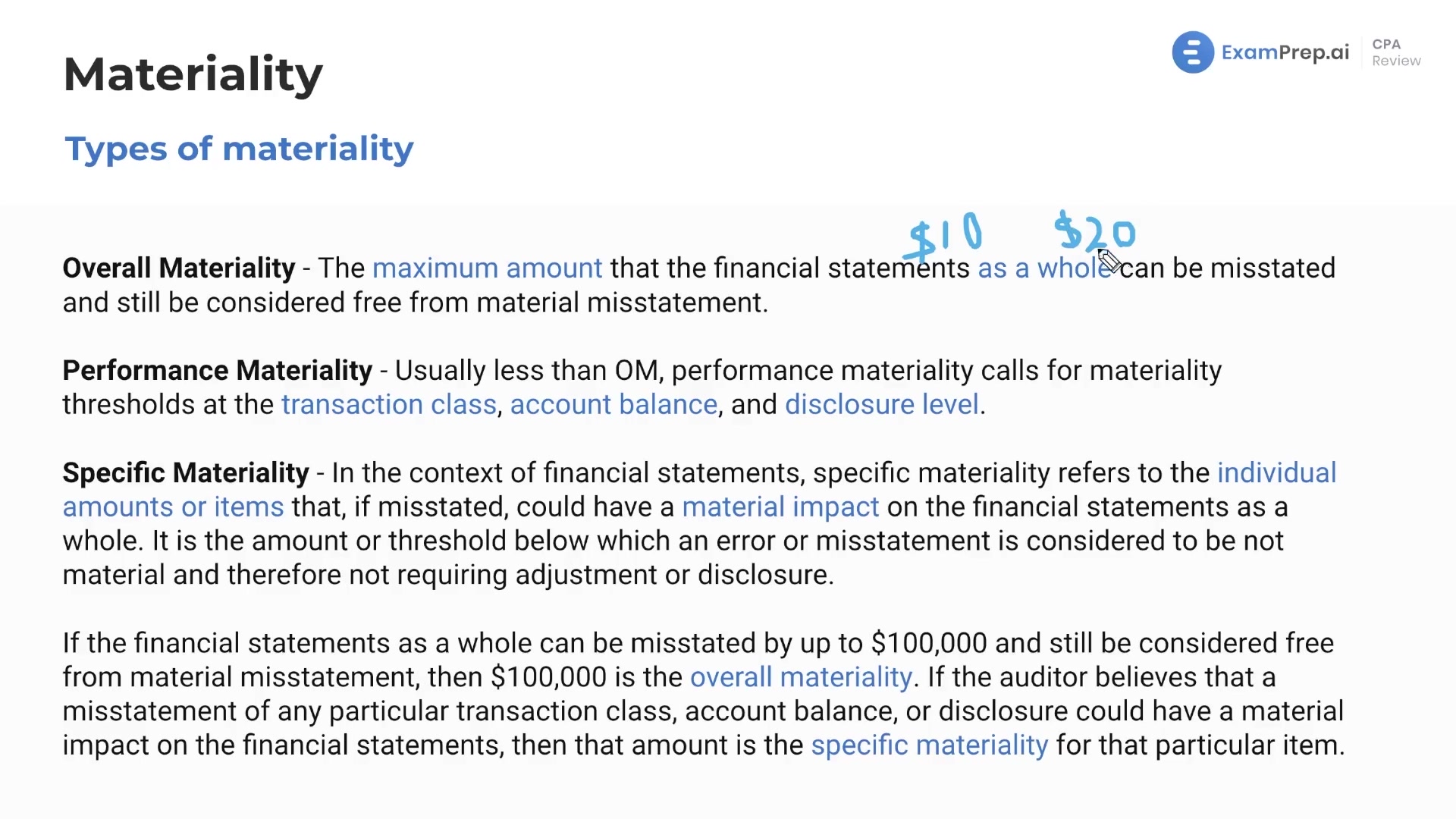 Types of Materiality lesson thumbnail