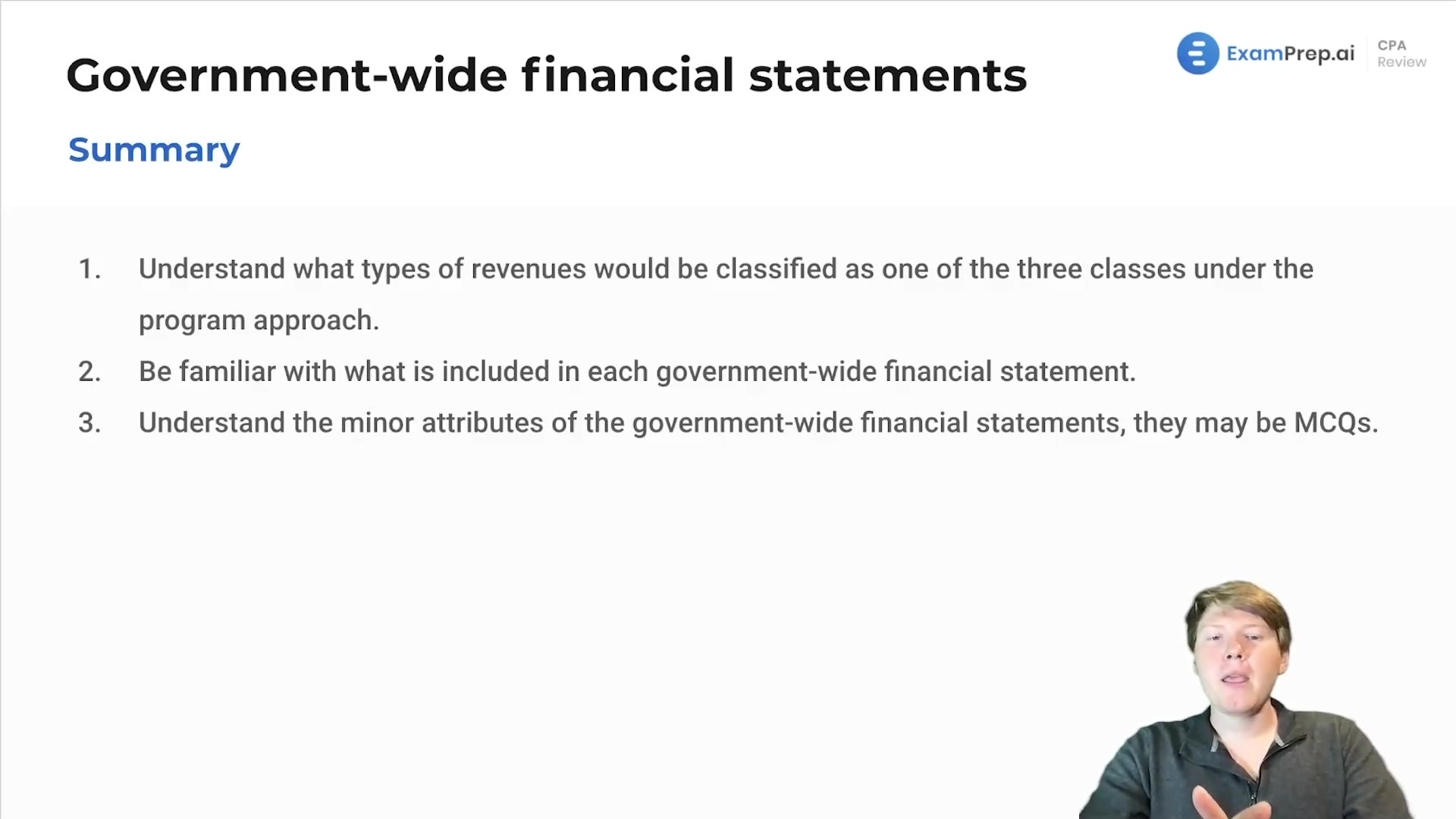Government-Wide Financial Statements Summary lesson thumbnail