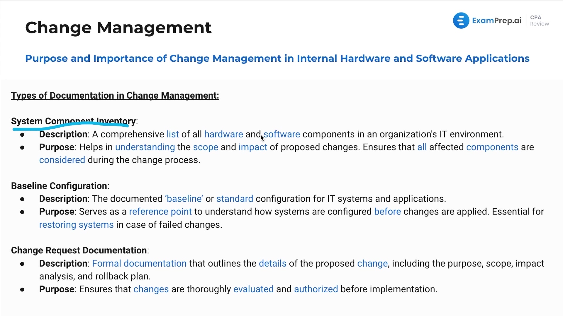 Purpose of Change Management in Hardware and Software Applications lesson thumbnail