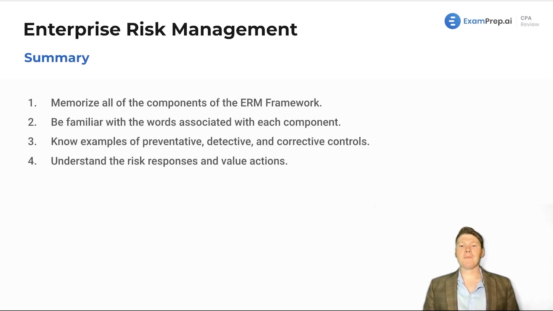 Enterprise Risk Management Summary lesson thumbnail