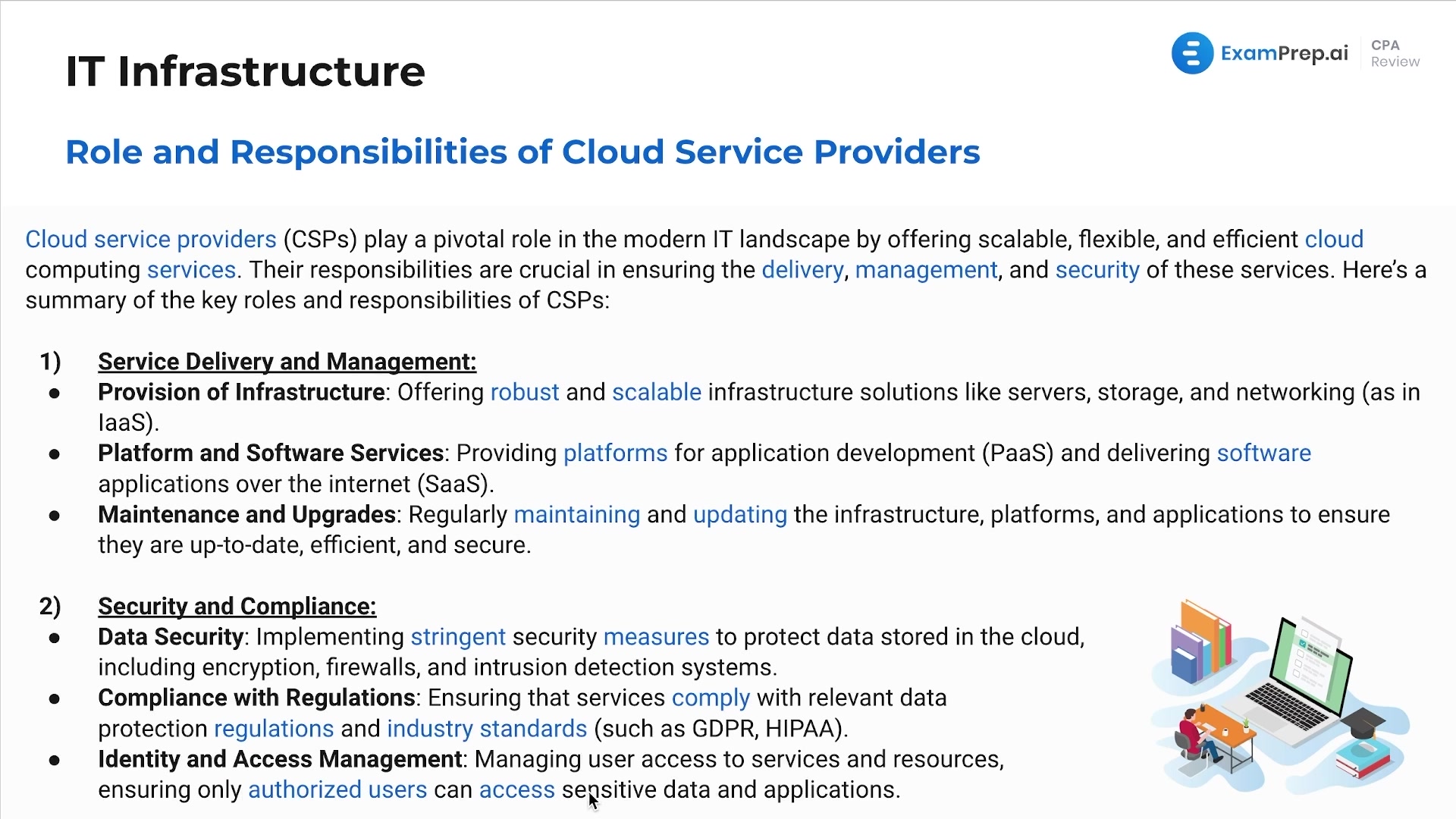 Role and Responsibilities of Cloud Service Providers lesson thumbnail