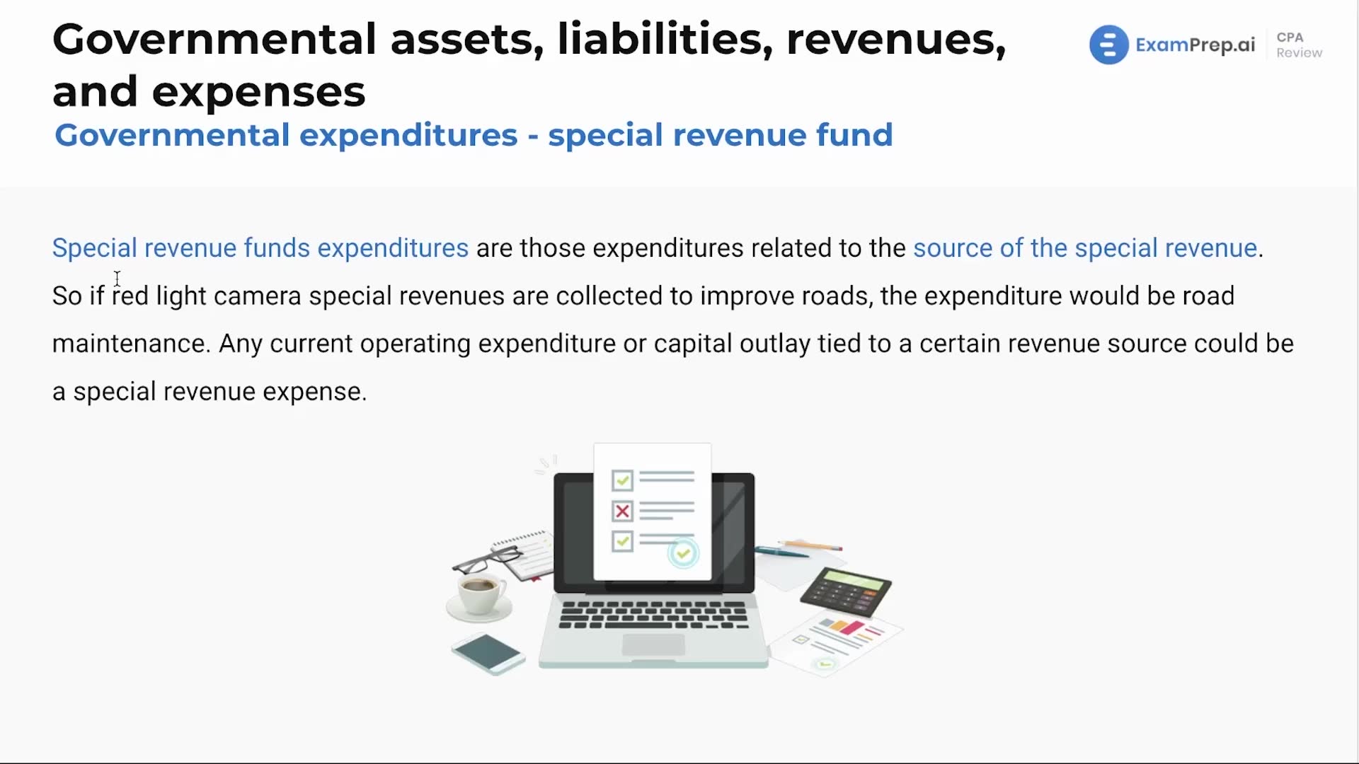 Governmental Expenditures - Special Revenue Fund lesson thumbnail