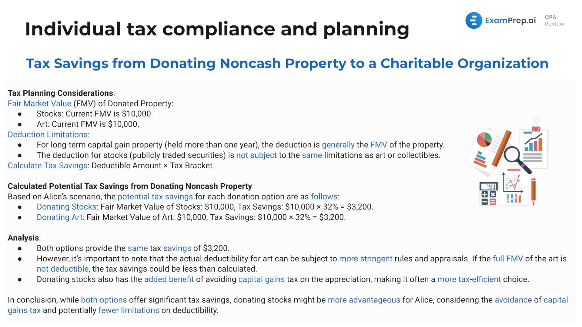 Donating Non-Cash Property to a Charitable Organization lesson thumbnail