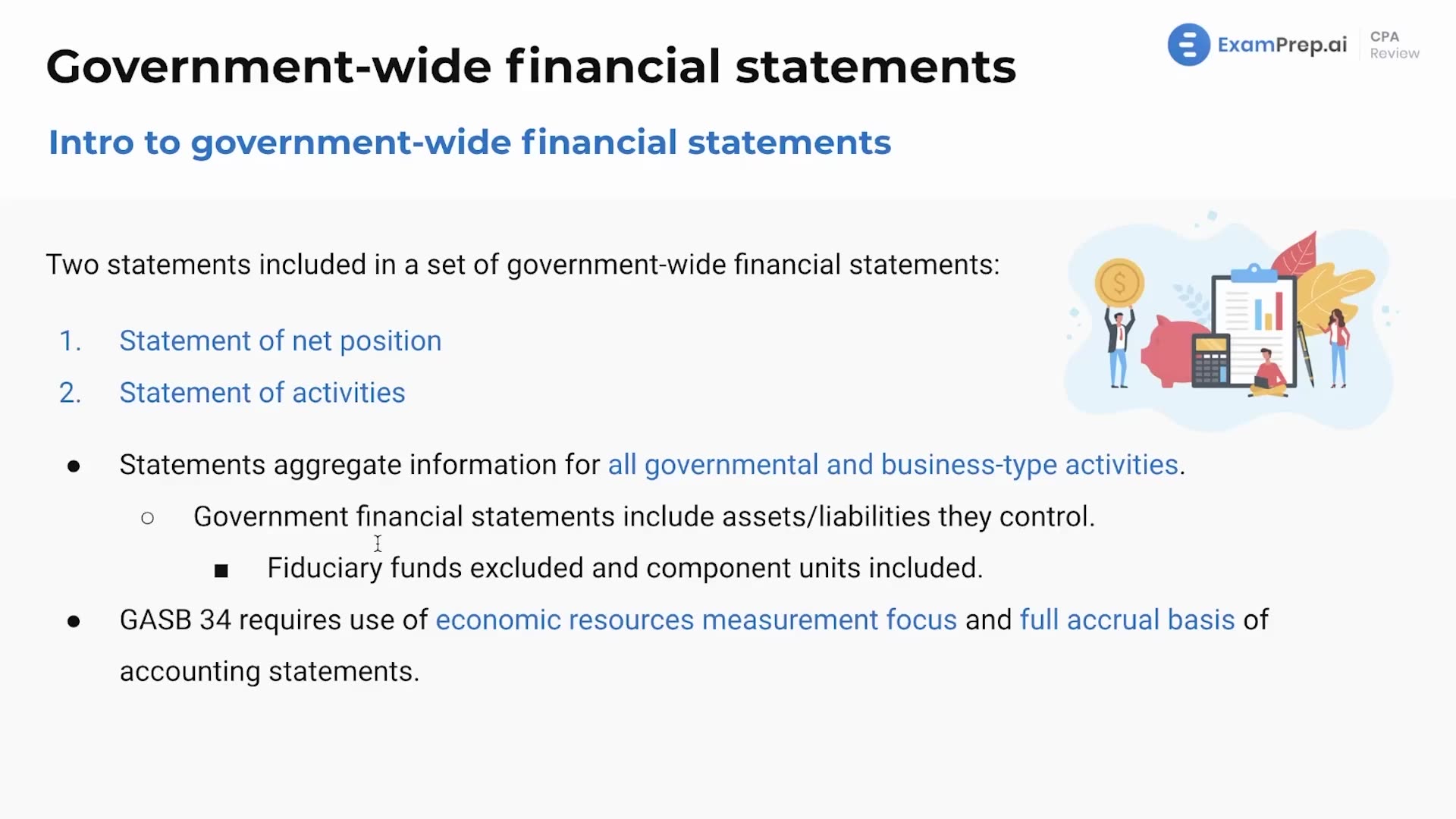 Introduction to Government-Wide Financial Statements lesson thumbnail