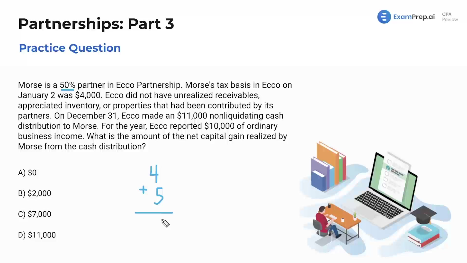 Partnerships: Distributions & Liquidation - Practice Questions lesson thumbnail