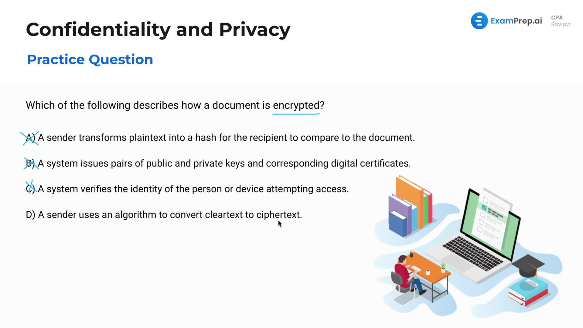 Confidentiality and Privacy - Practice Questions lesson thumbnail