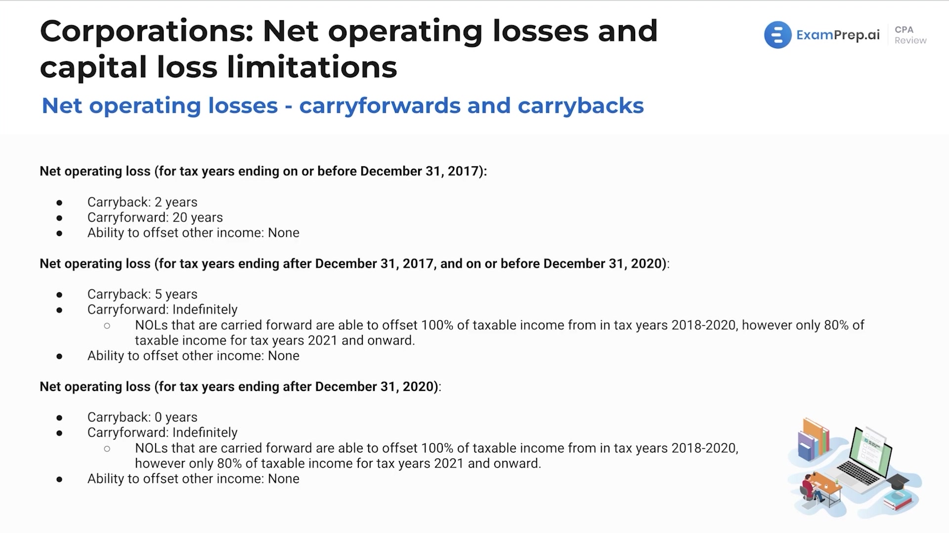 Net Operating Losses and Capital Losses lesson thumbnail