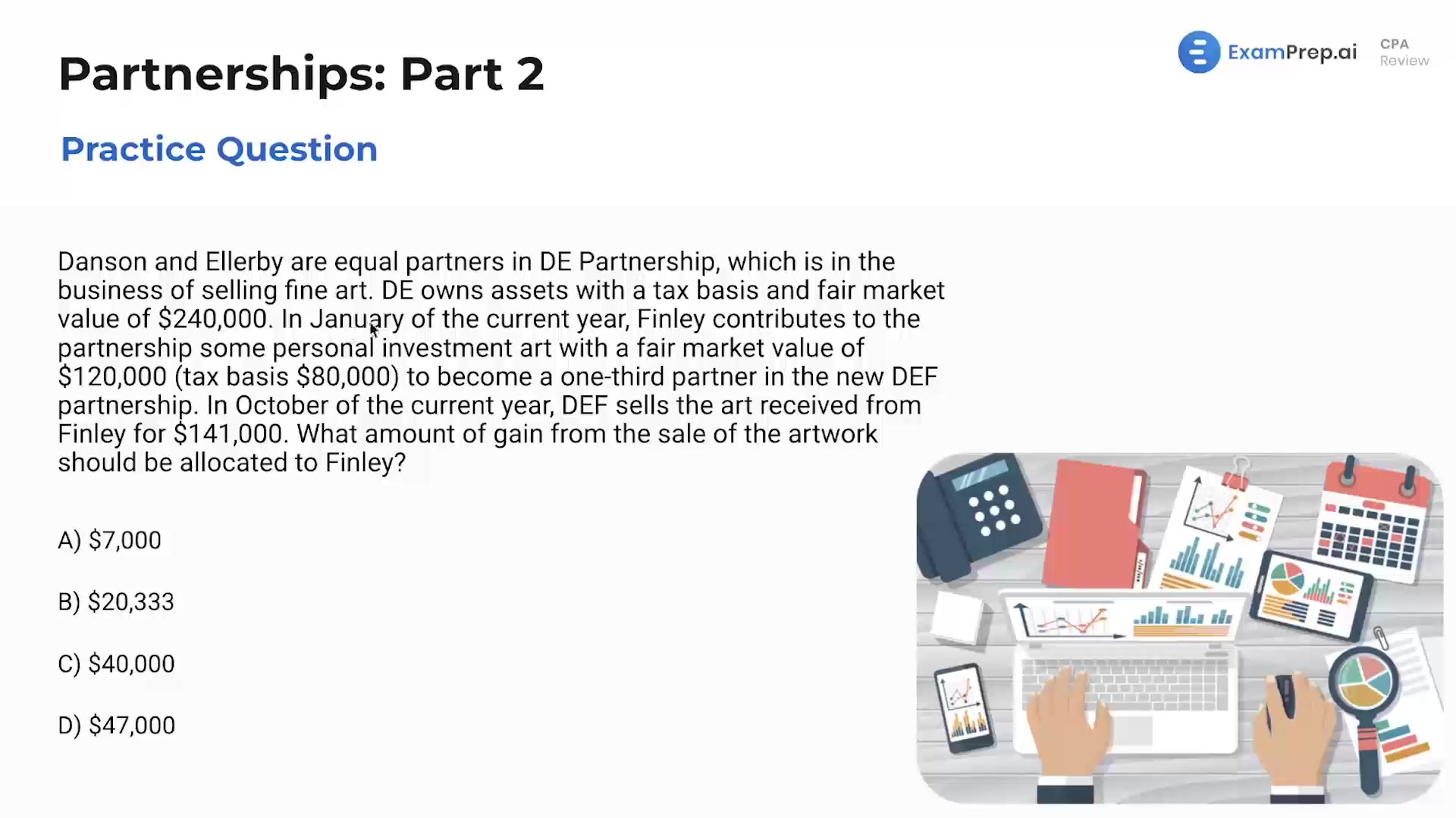 Partnerships: Operations - Practice Questions lesson thumbnail