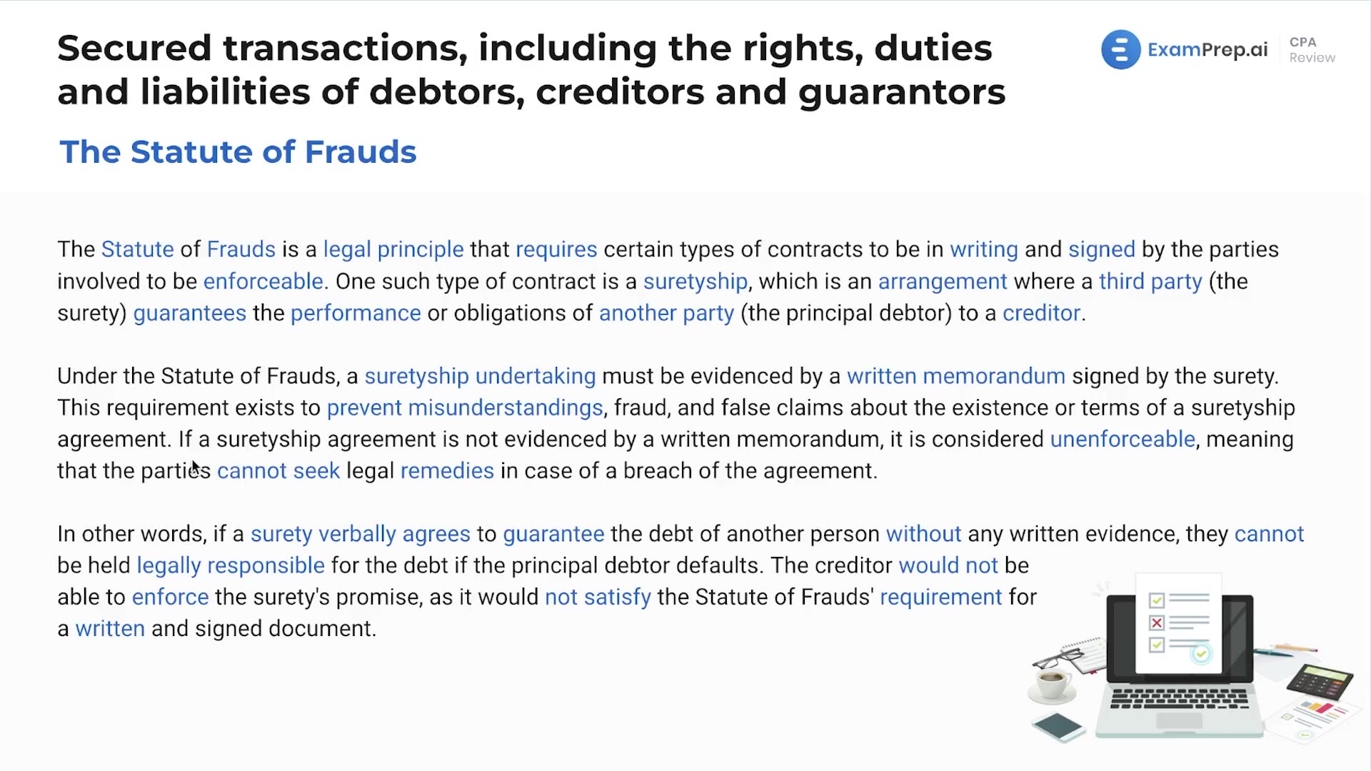 The Statute of Frauds lesson thumbnail