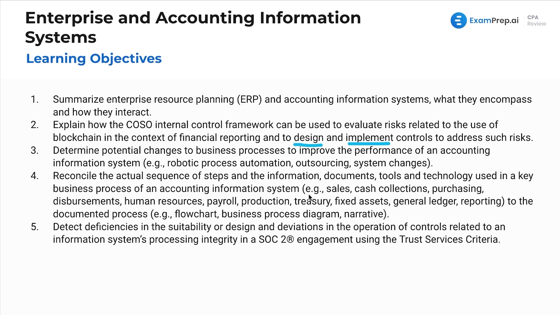 Introduction to Enterprise and Accounting Information Systems lesson thumbnail