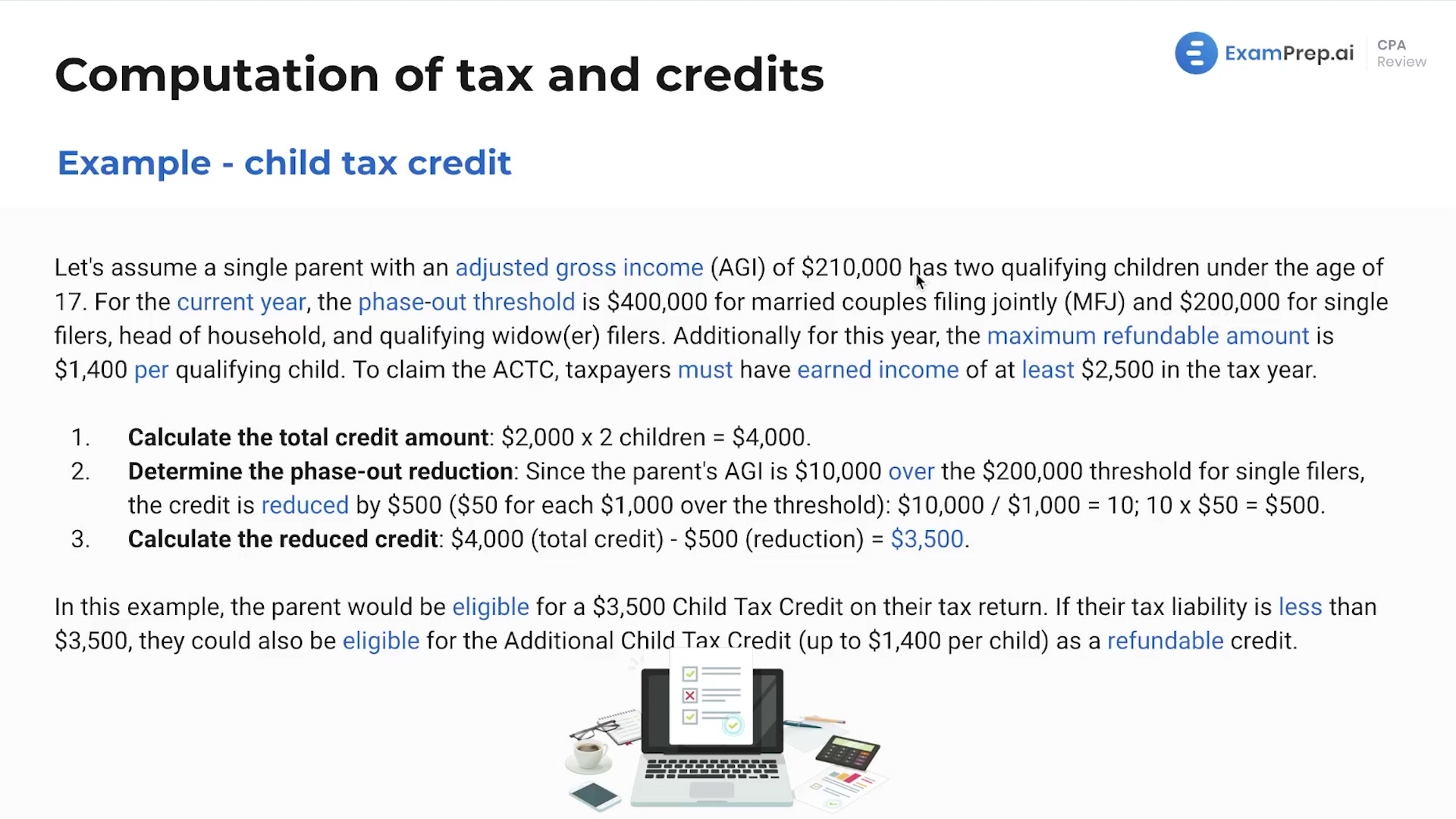 Child Tax Credit lesson thumbnail