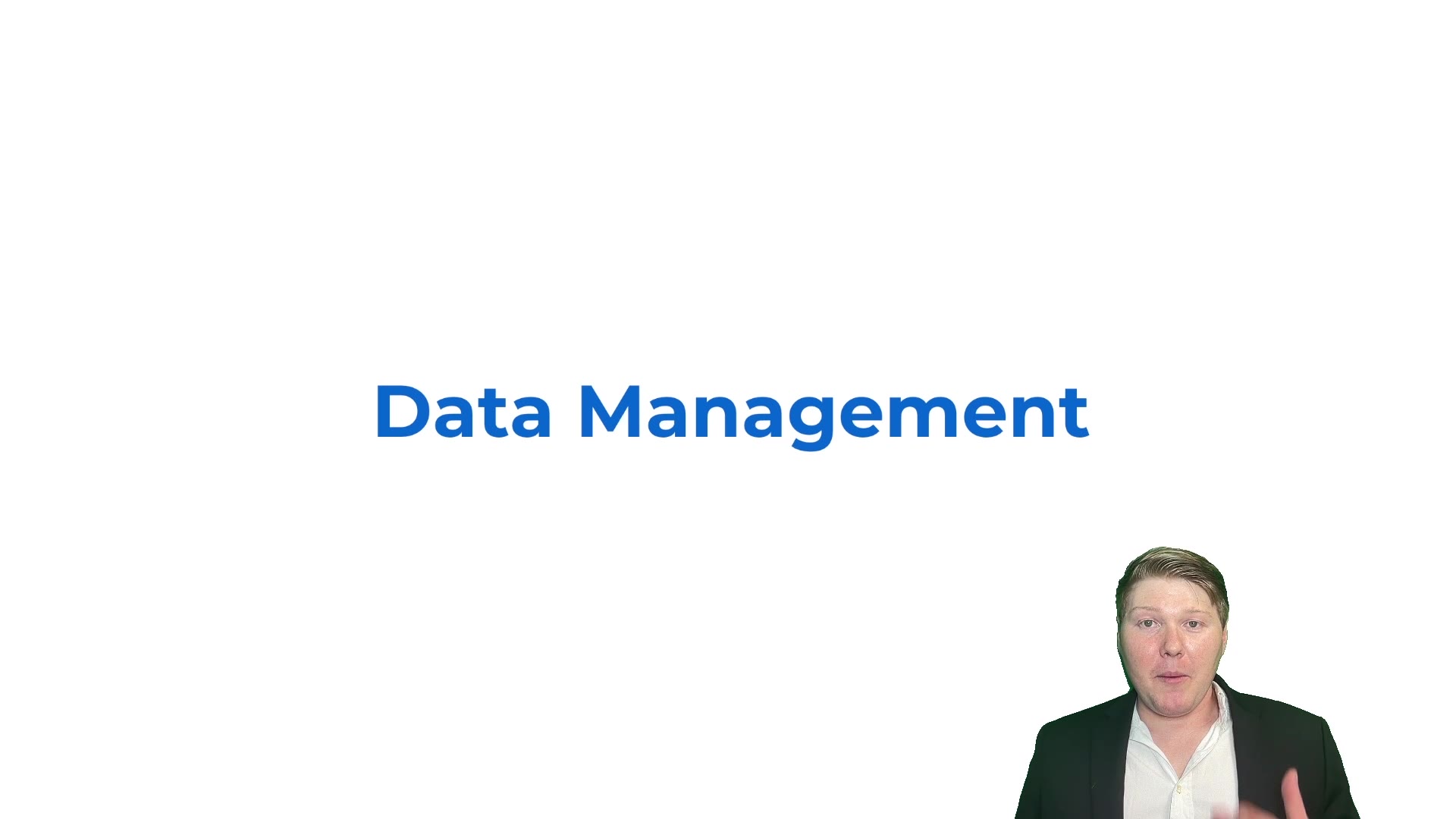 Data Management - Overview lesson thumbnail