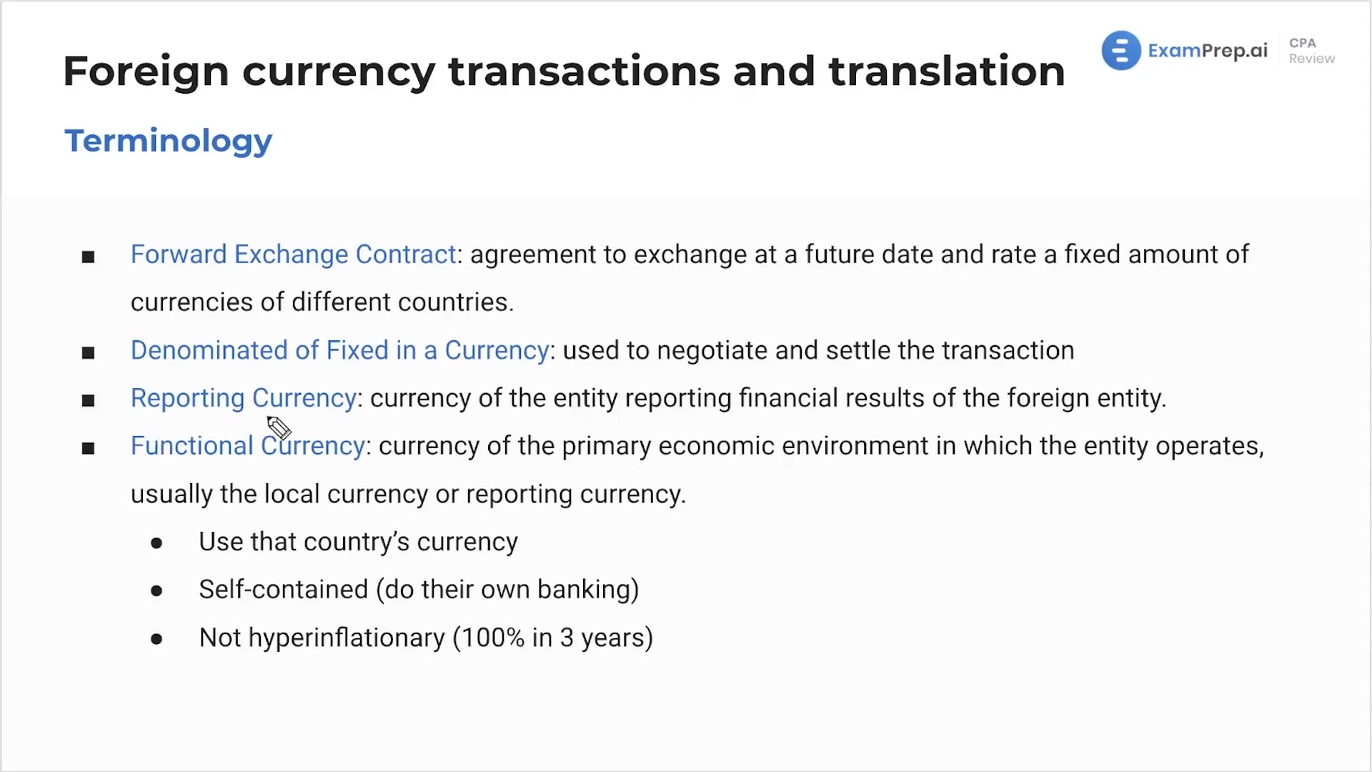 Terminology for Foreign Currency Transactions lesson thumbnail