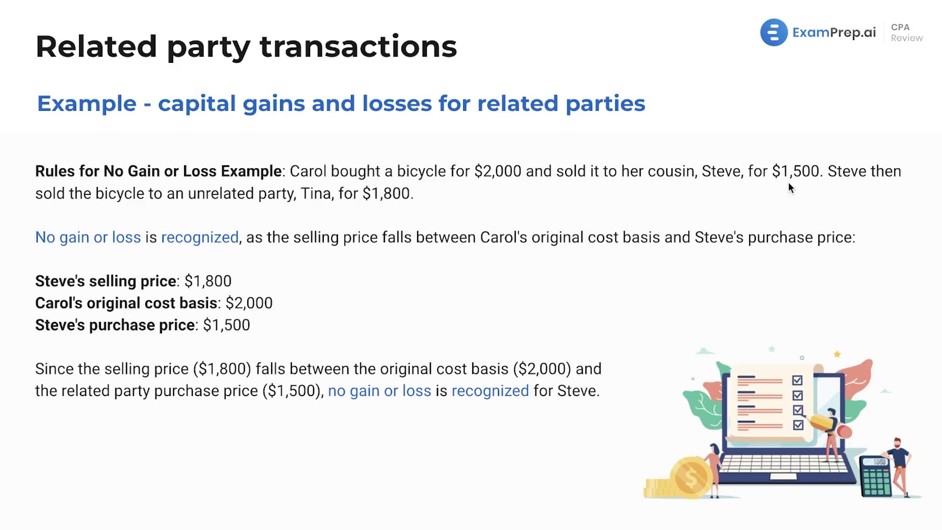 Capital Gains and Losses for Related Parties lesson thumbnail