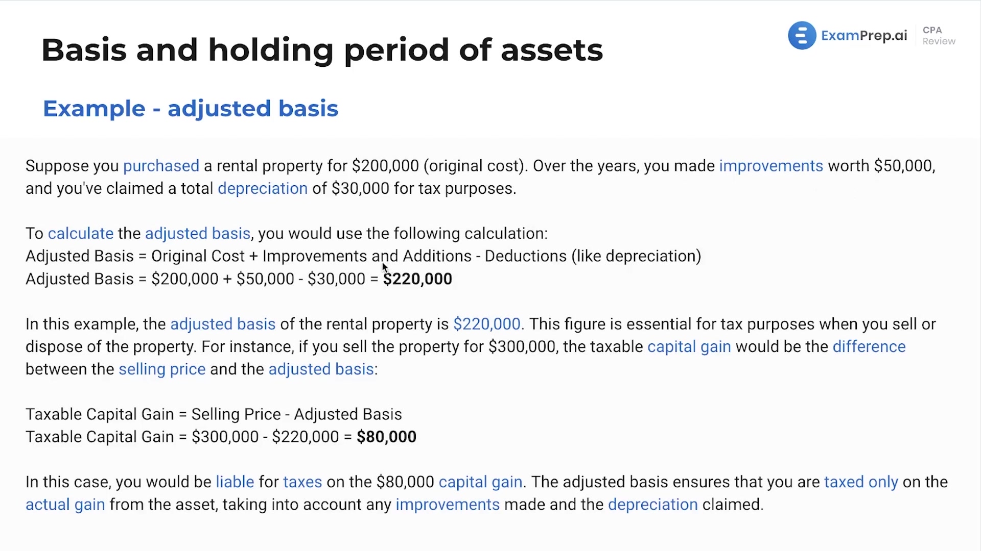 Adjusted Basis lesson thumbnail