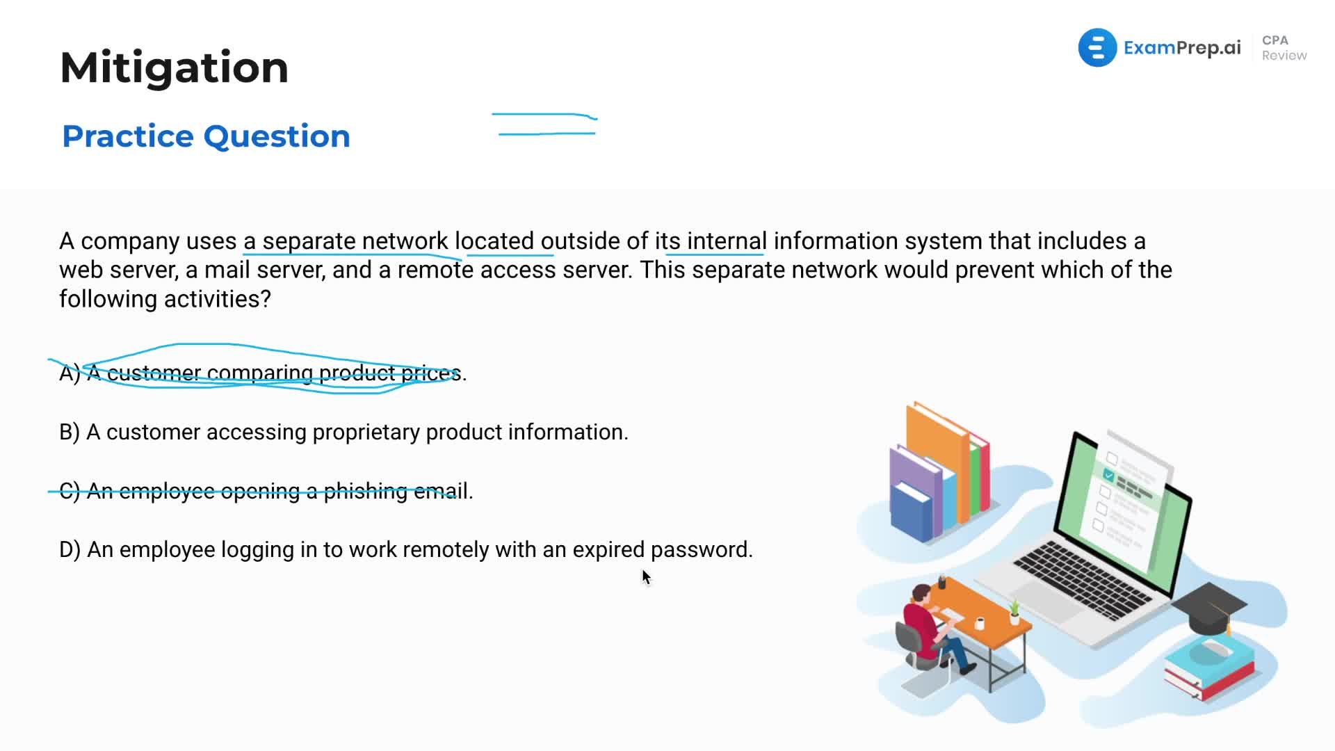 Mitigation - Practice Questions lesson thumbnail