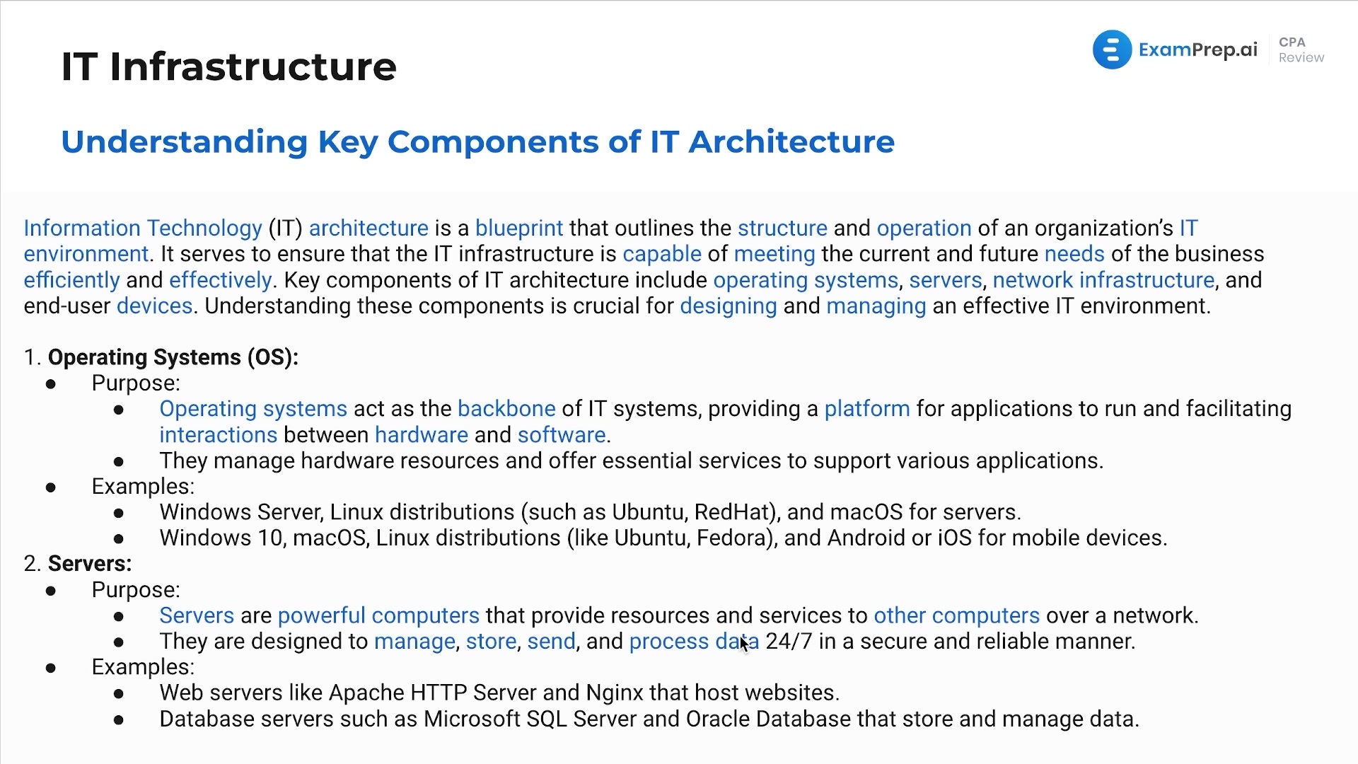 Key Components of IT Architecture lesson thumbnail