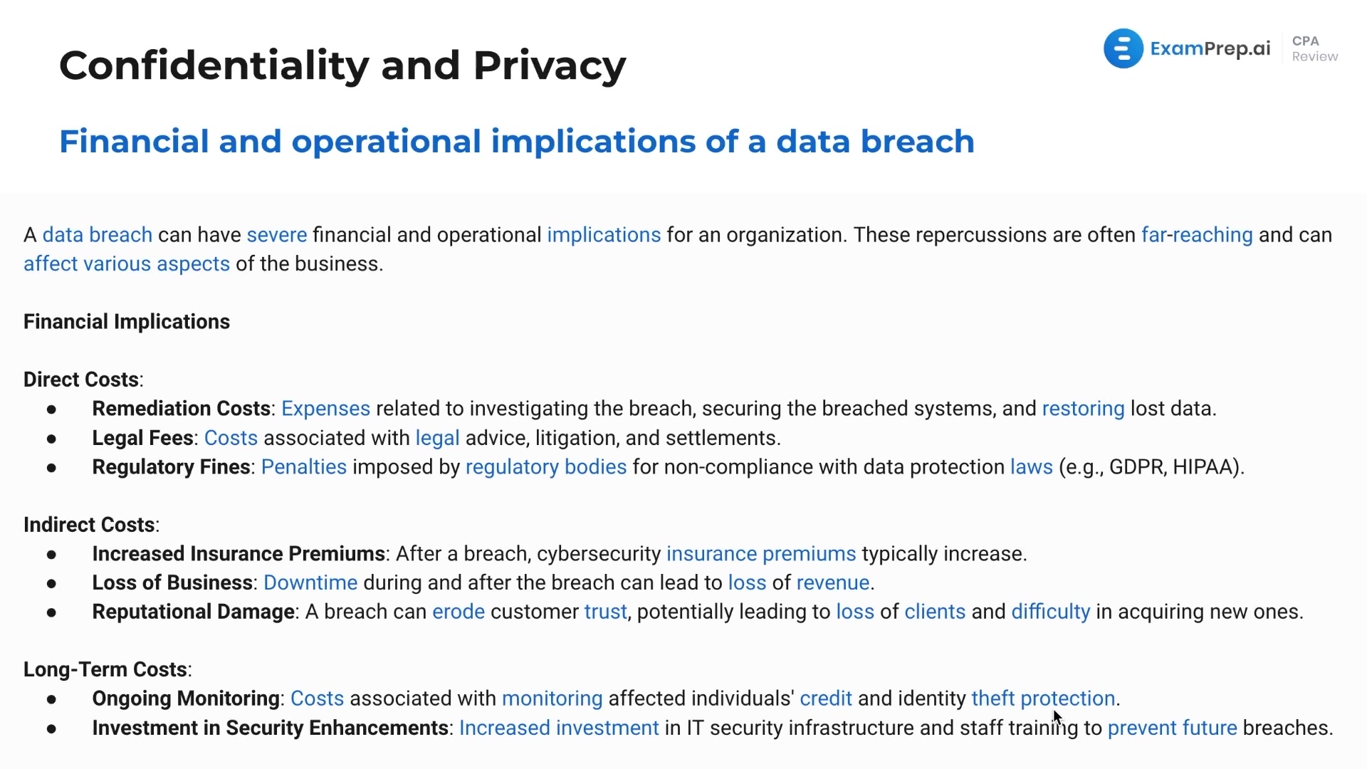 Financial and Operational Implications of a Data Breach lesson thumbnail