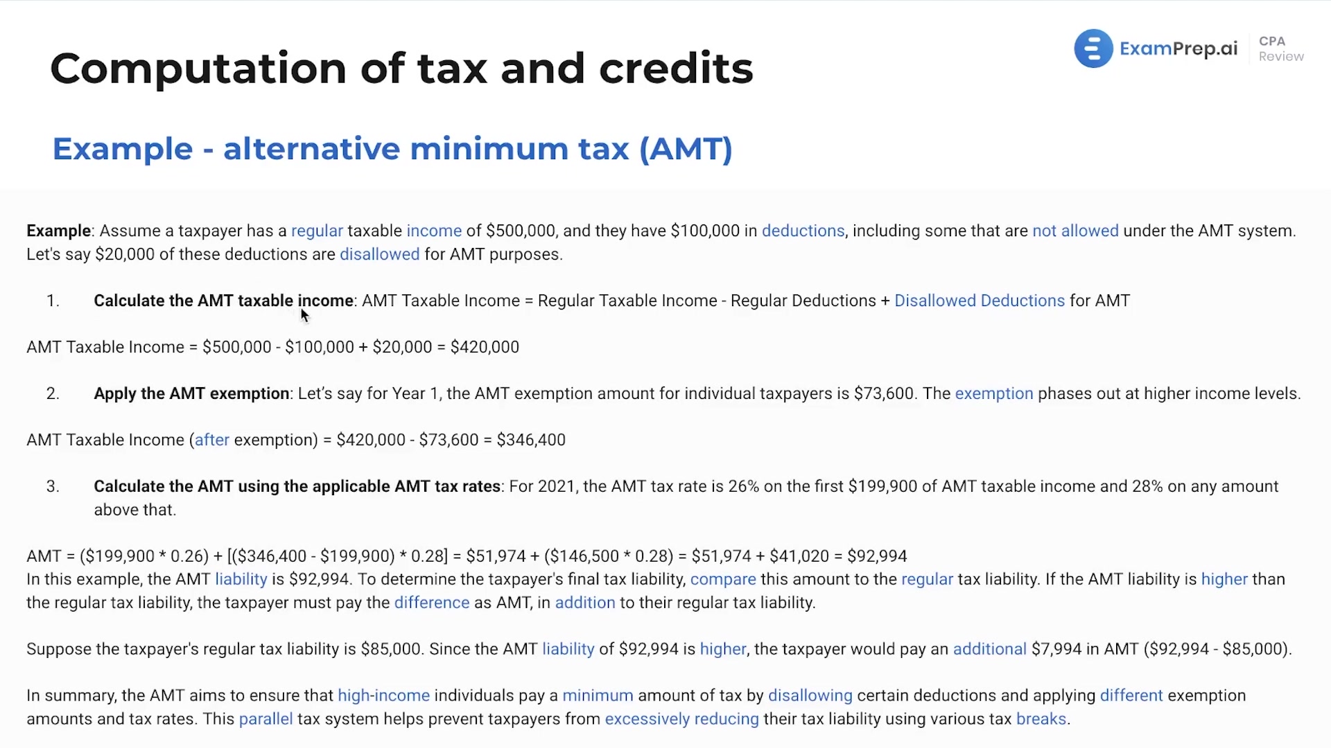 Alternative Minimum Tax lesson thumbnail