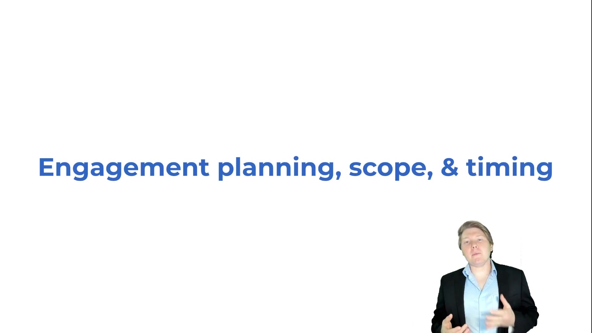 Engagement Planning, Scope, & Timing Overview lesson thumbnail