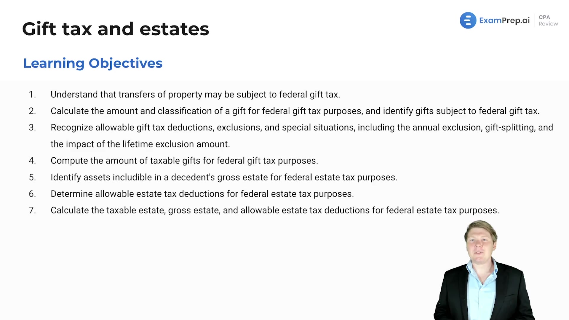 Gift Tax and Estates Overview lesson thumbnail