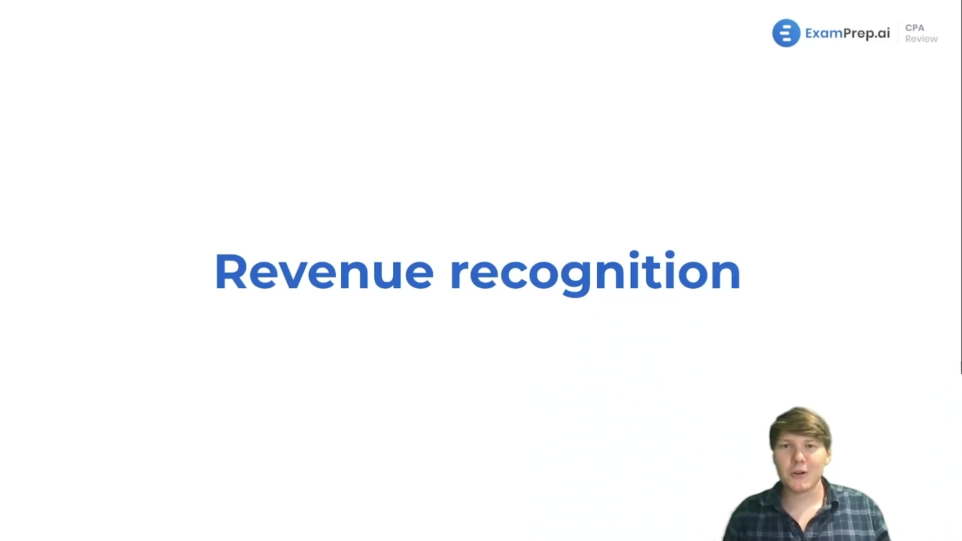 Revenue Recognition Overview lesson thumbnail