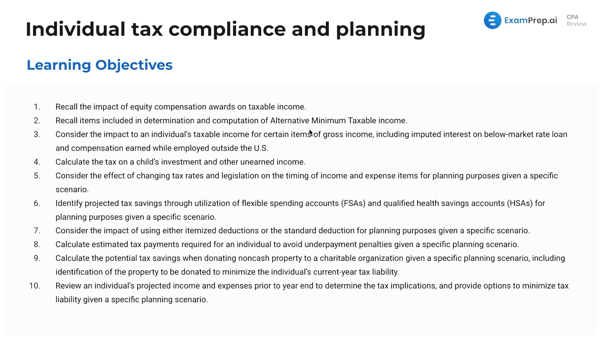 Introduction to Individual Tax Compliance and Planning lesson thumbnail