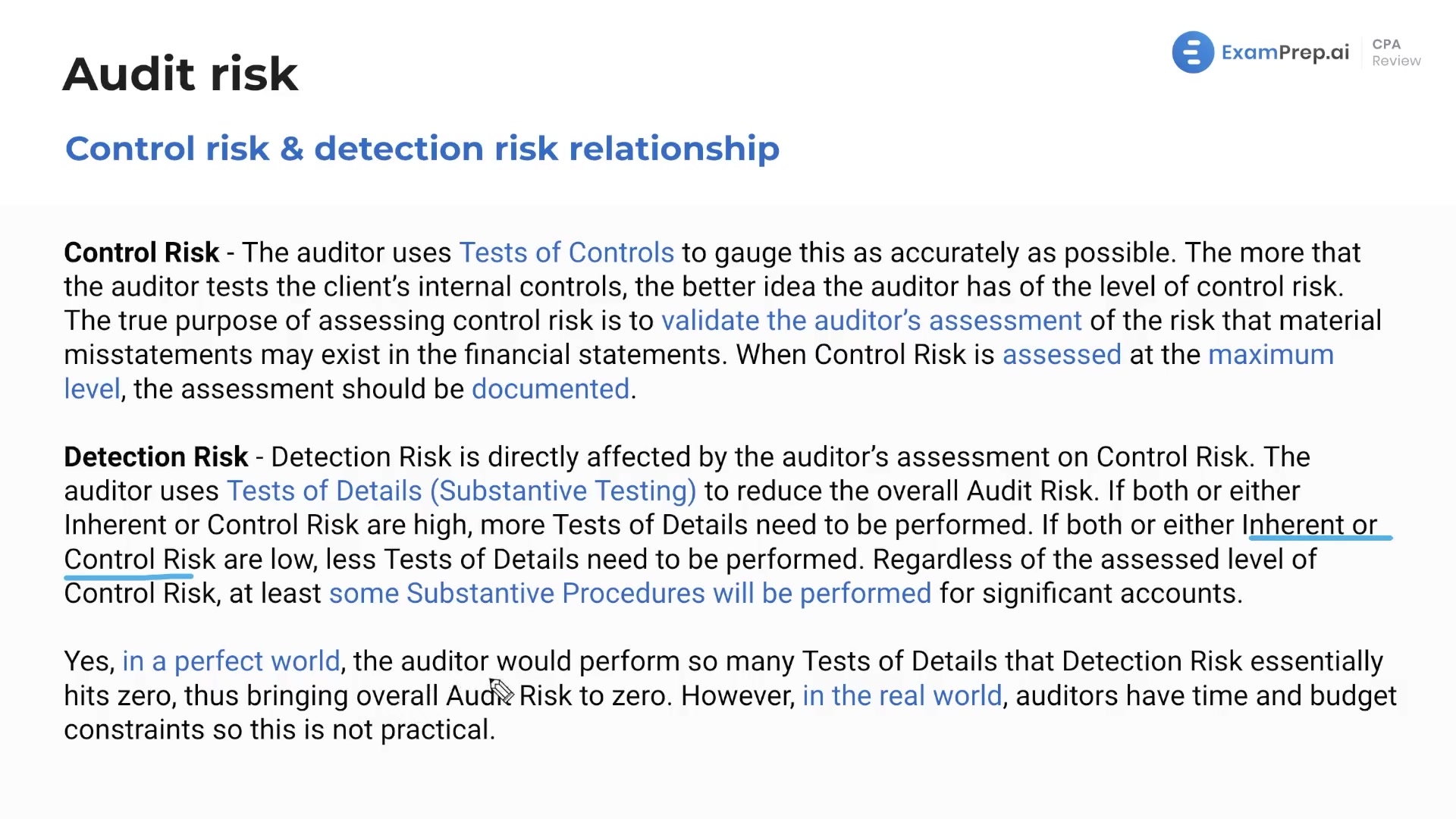 Inherent Risk, Control Risk, and Detection Risk lesson thumbnail