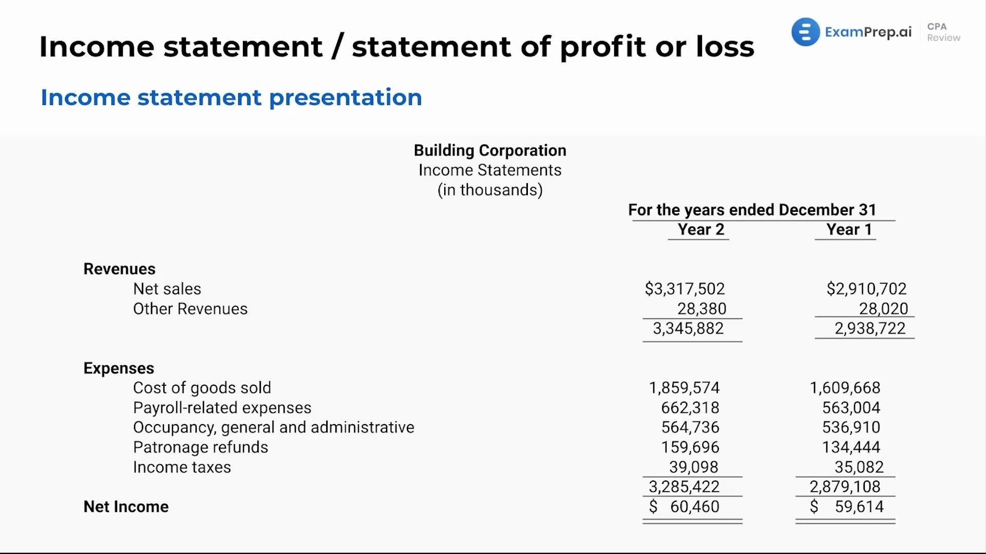 Single-Step Income Statement lesson thumbnail