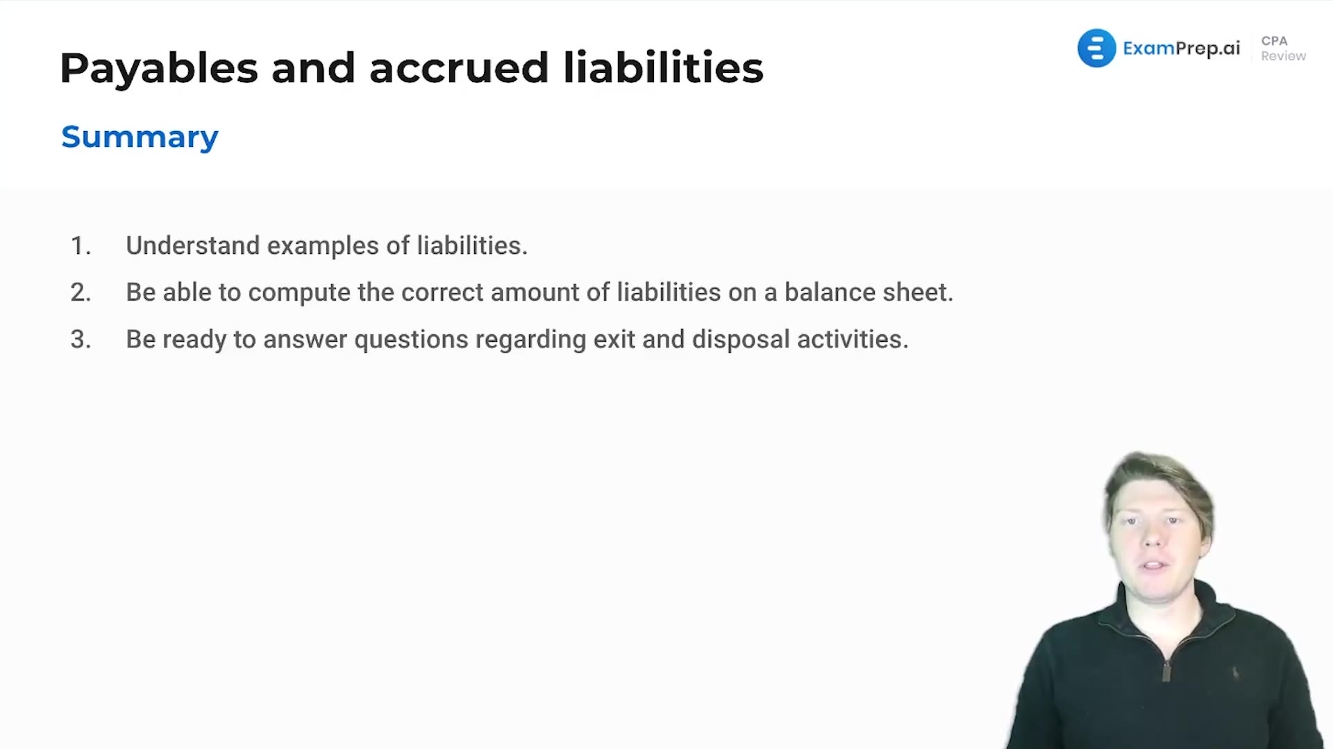 Payables and Accrued Liabilities Summary lesson thumbnail