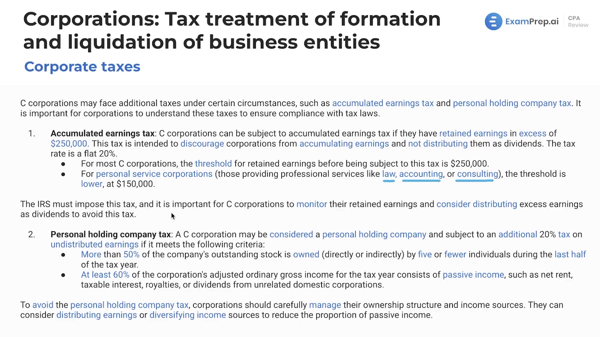 Additional Corporate Taxes lesson thumbnail