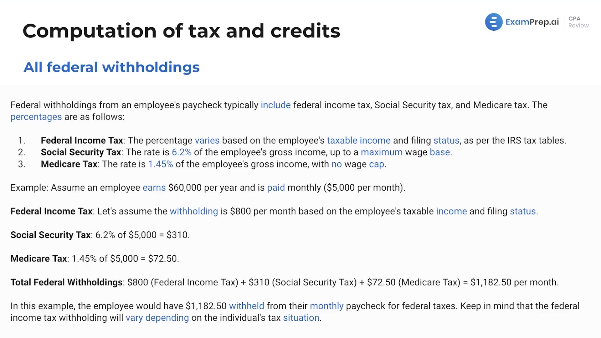 Federal Tax Withholdings lesson thumbnail