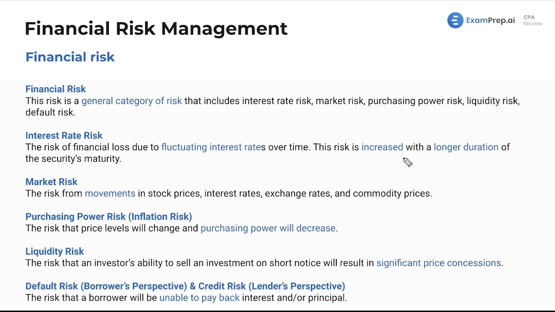Types of Risk lesson thumbnail