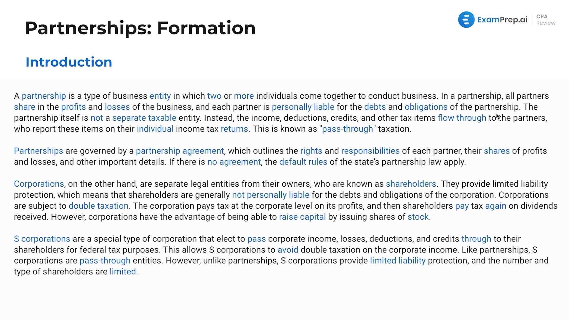 Introduction to Partnerships: Formation lesson thumbnail