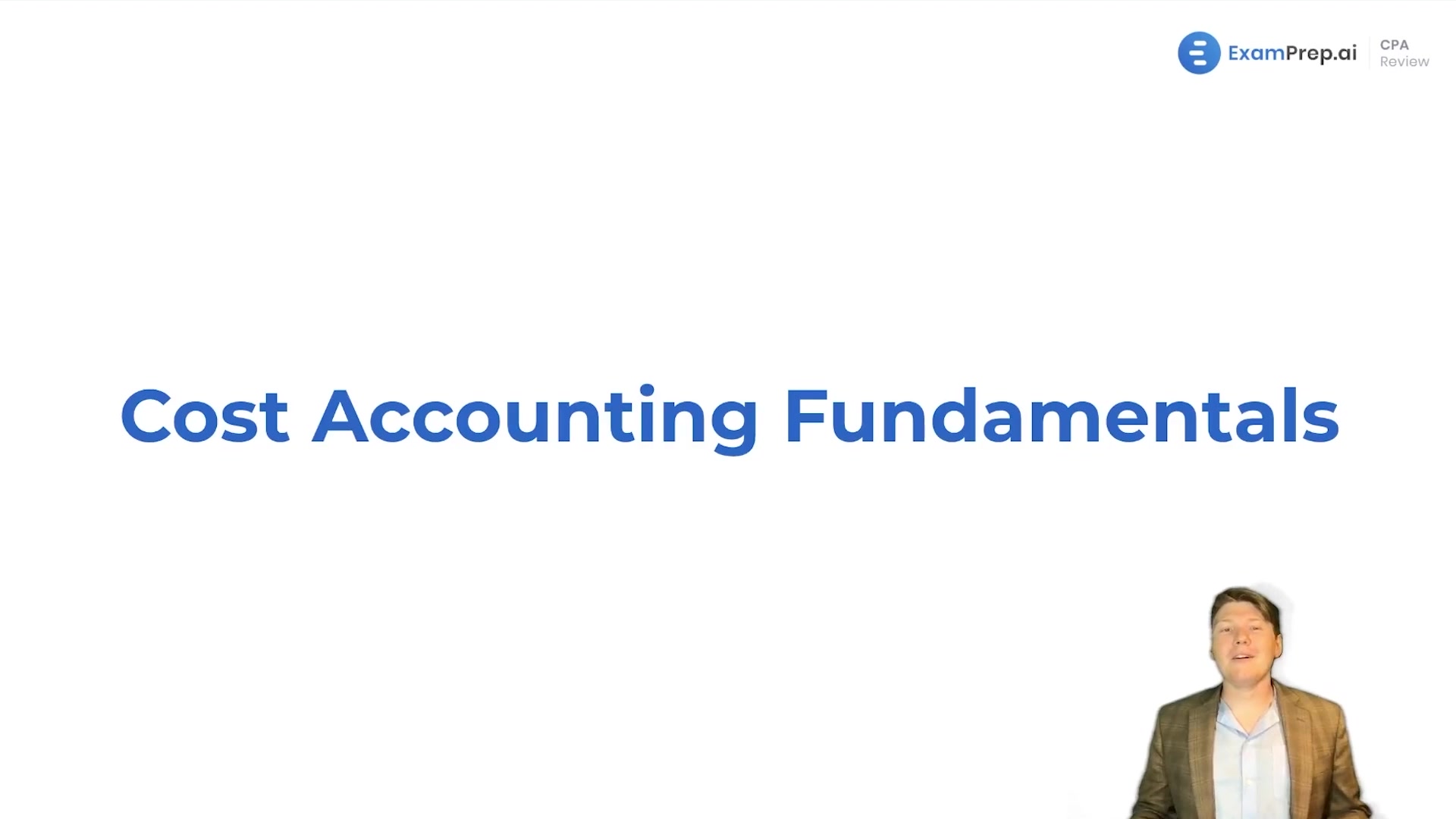 Cost Accounting Fundamentals Overview and Objectives lesson thumbnail