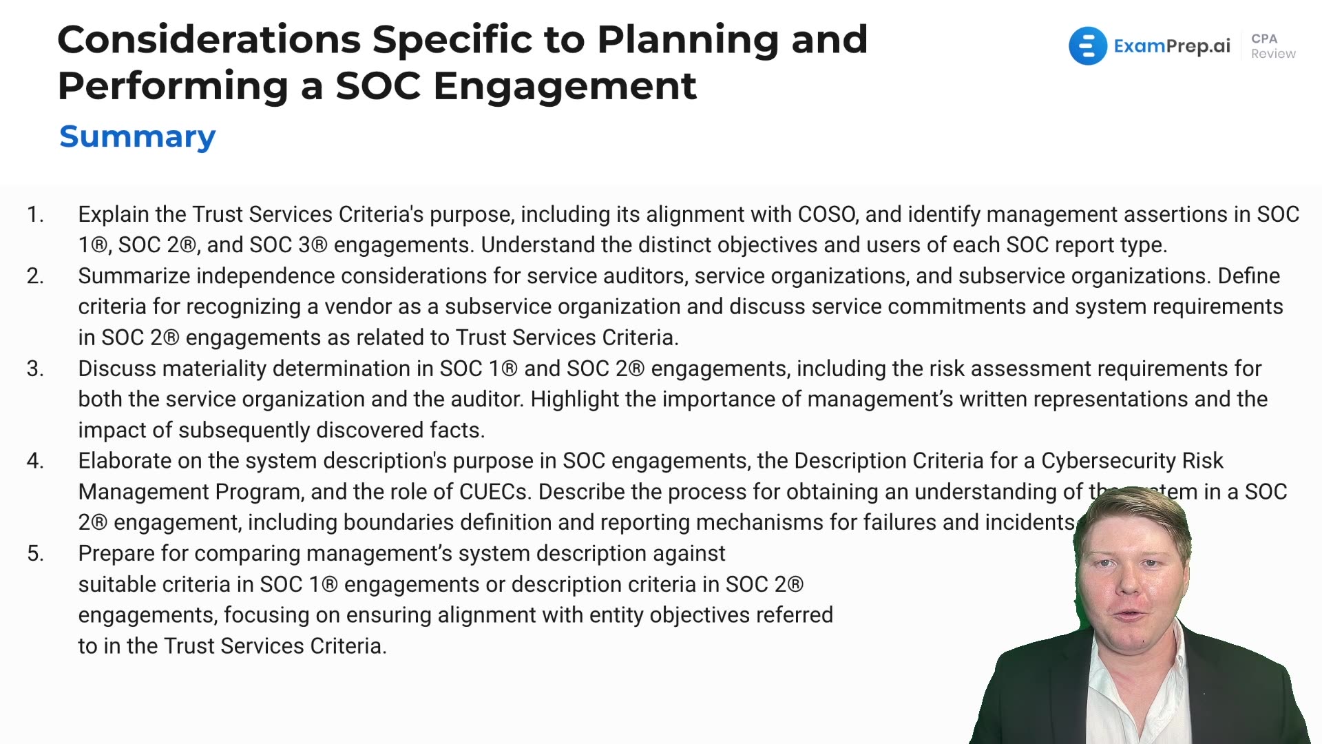 Considerations Specific to Planning and Performing a SOC Engagement - Summary thumbnail