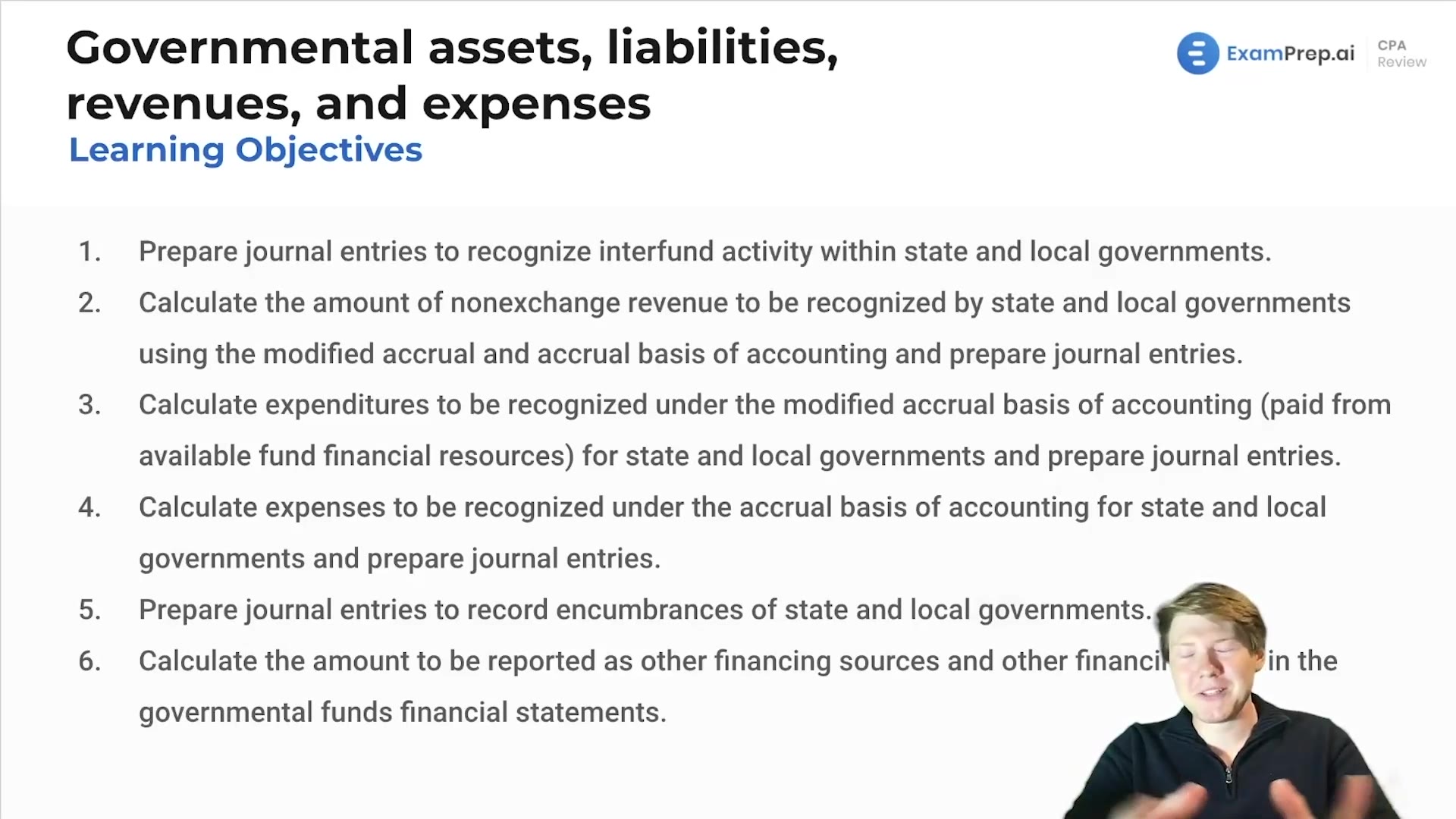 Governmental Assets, Liabilities, Revenues & Expenses Overview and Objectives lesson thumbnail