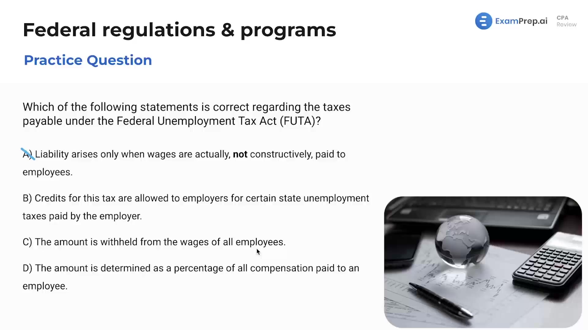 Federal Regulations & Programs - Practice Questions lesson thumbnail