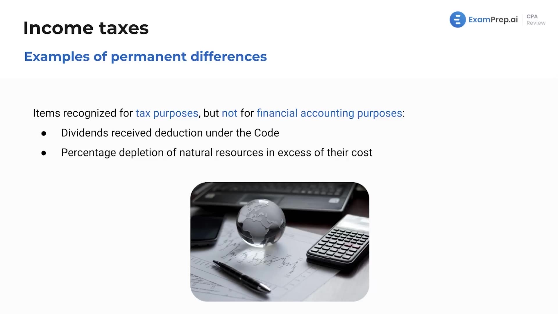 Permanent Differences Between Income Tax Expense and Income Tax Liability lesson thumbnail