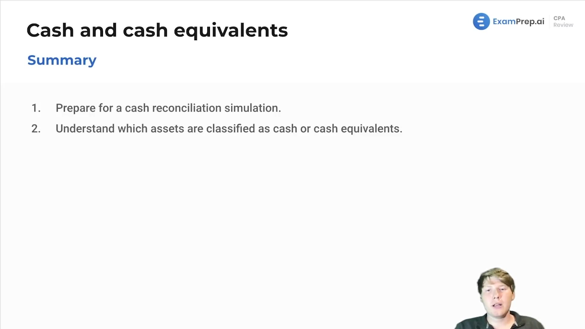 Cash and Cash Equivalents Summary lesson thumbnail