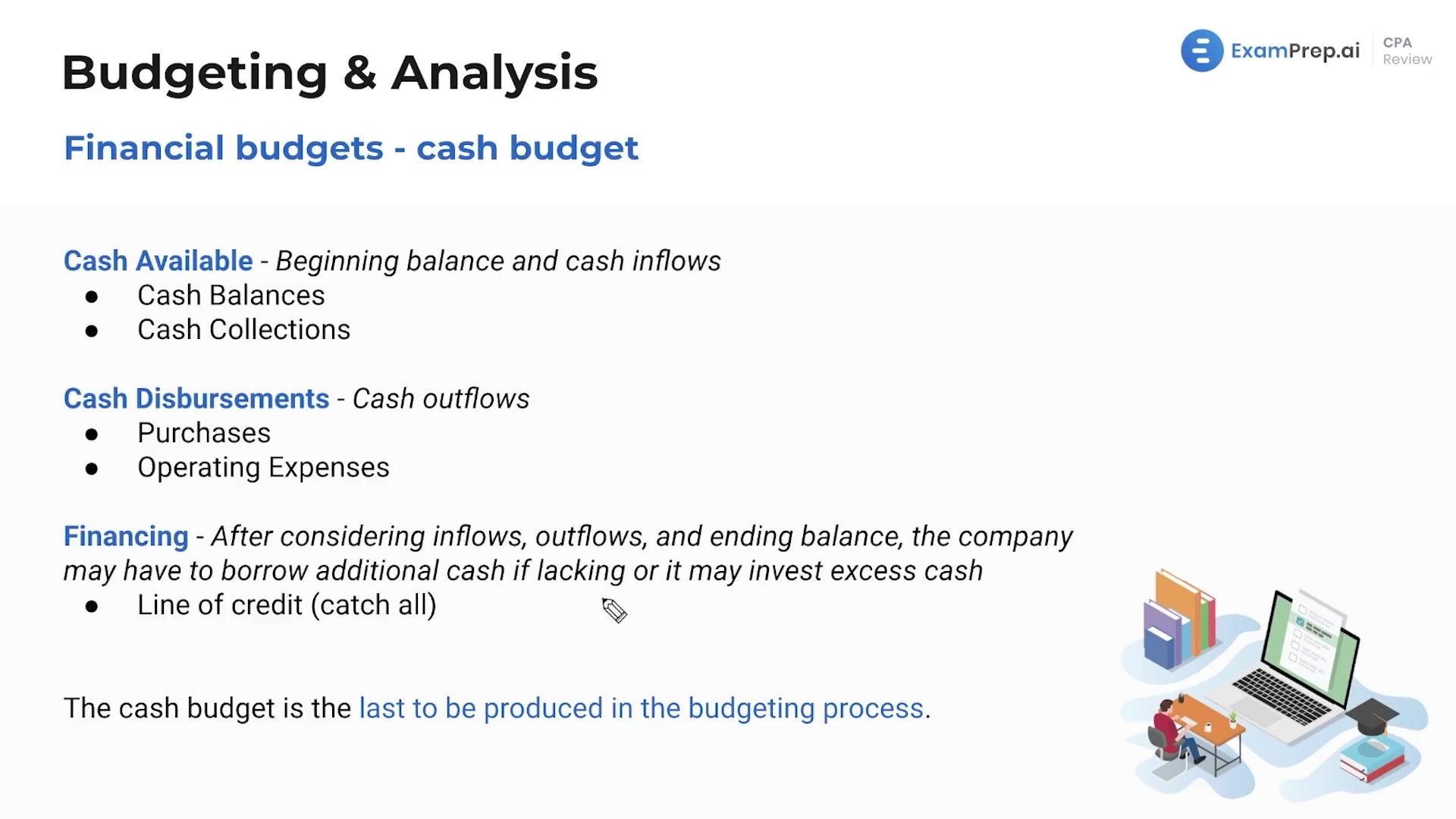 Cash Budget lesson thumbnail