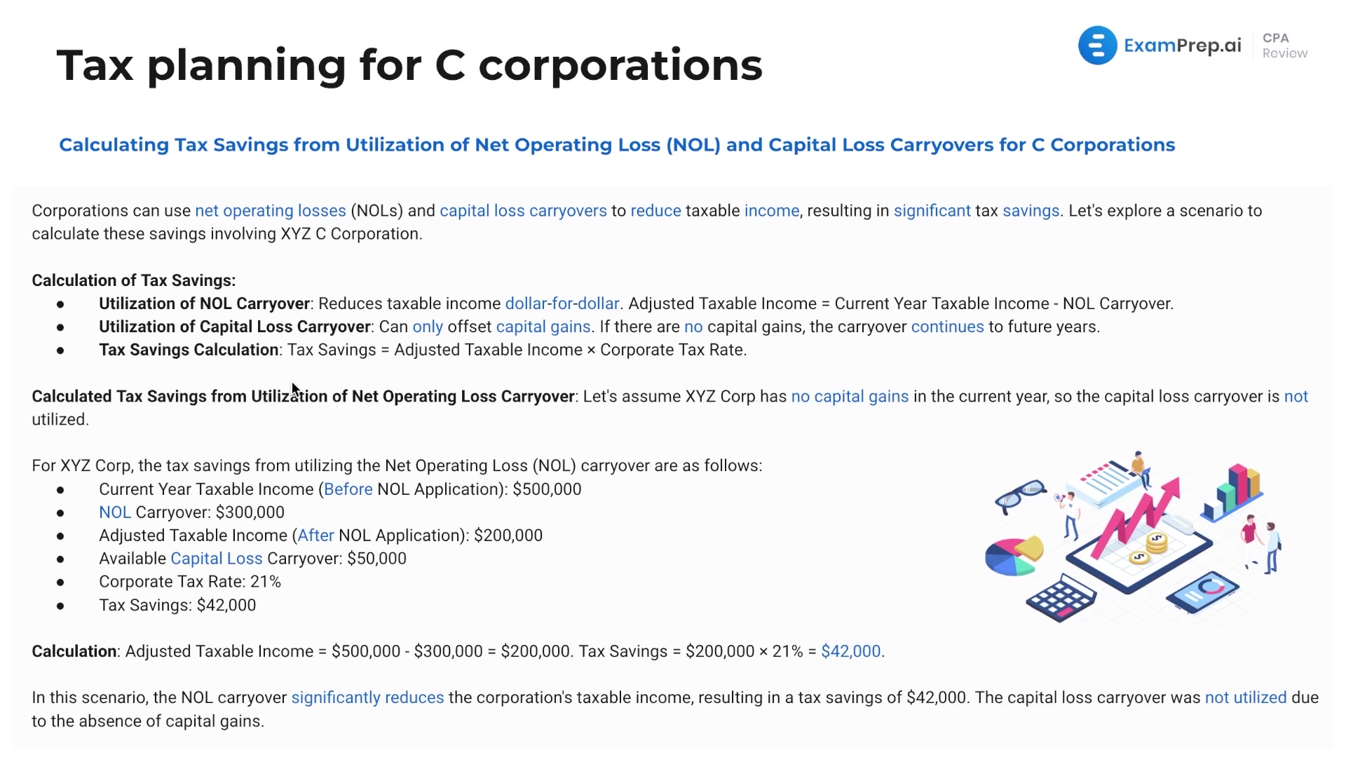 Calculating Tax Savings for C Corporations lesson thumbnail