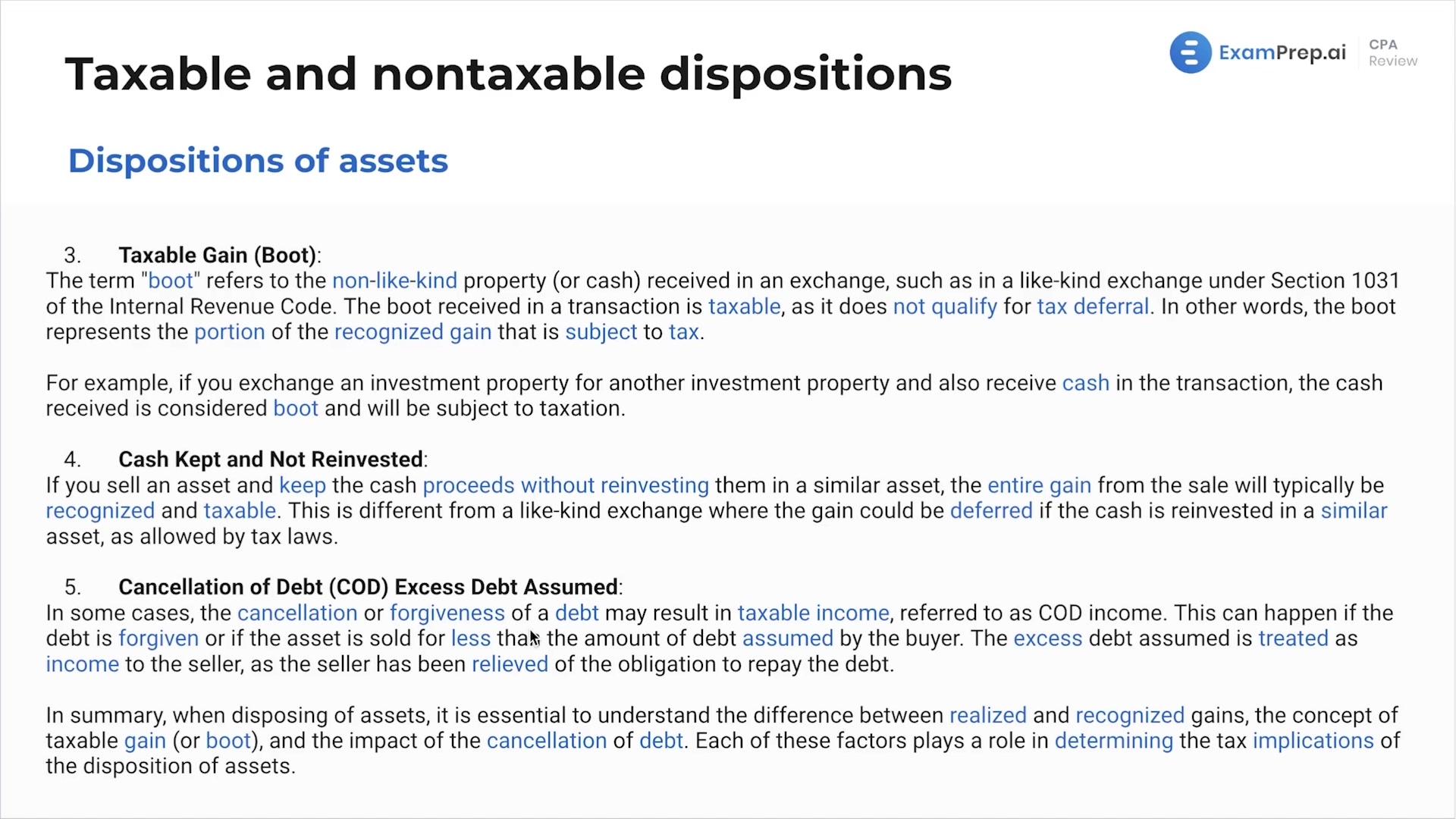 Disposition of Assets lesson thumbnail