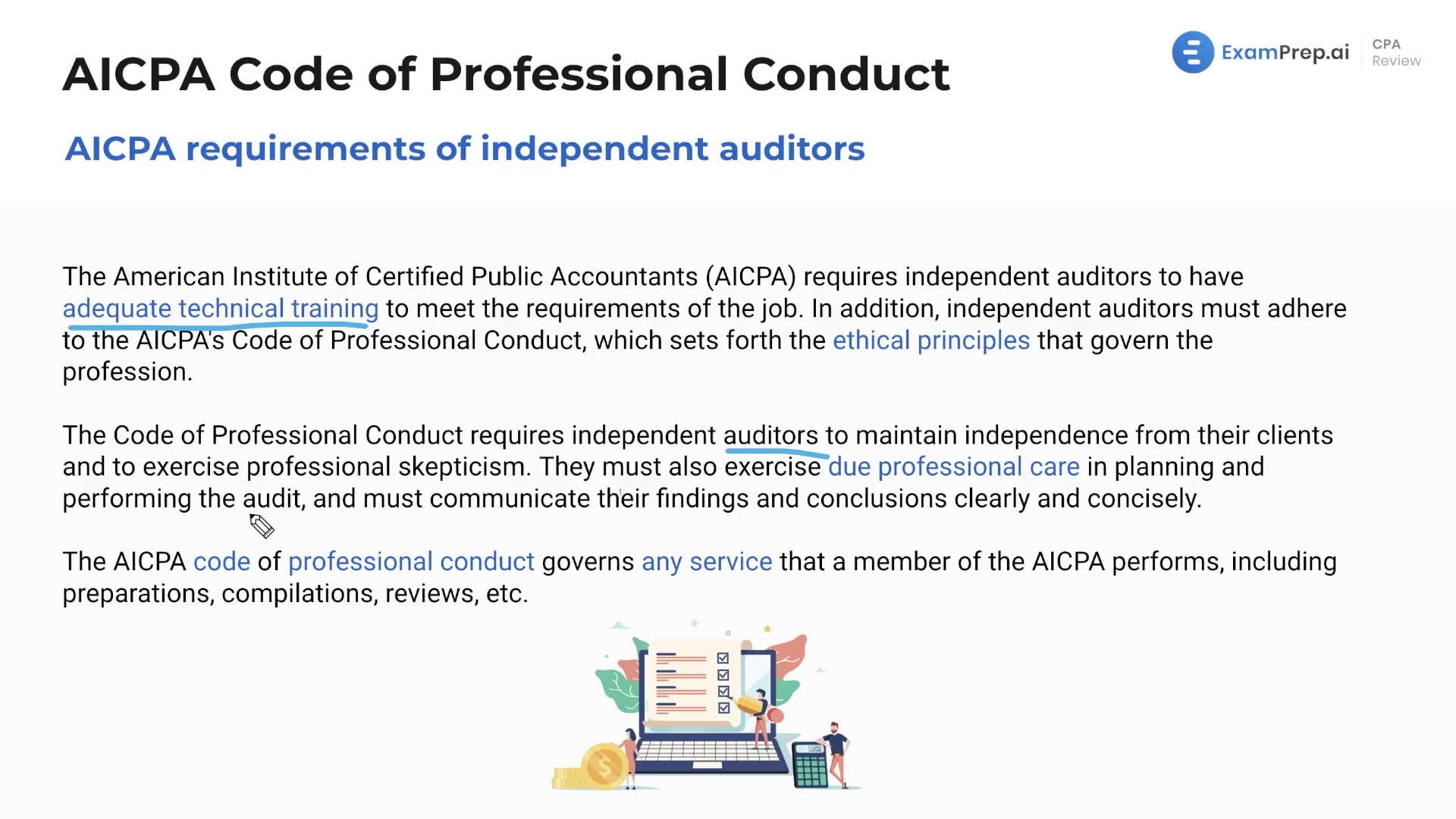 AICPA Requirements of Independent Auditors lesson thumbnail