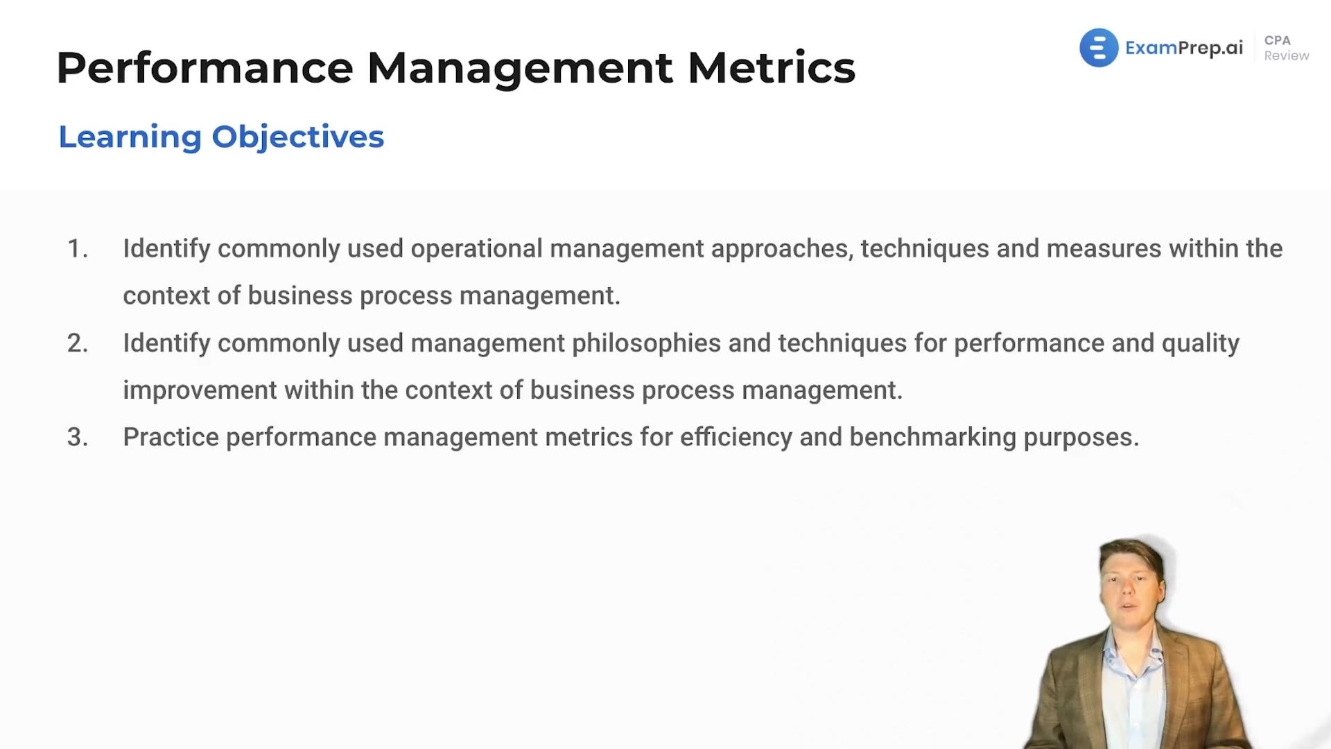Performance Management Metrics Overview and Objectives lesson thumbnail