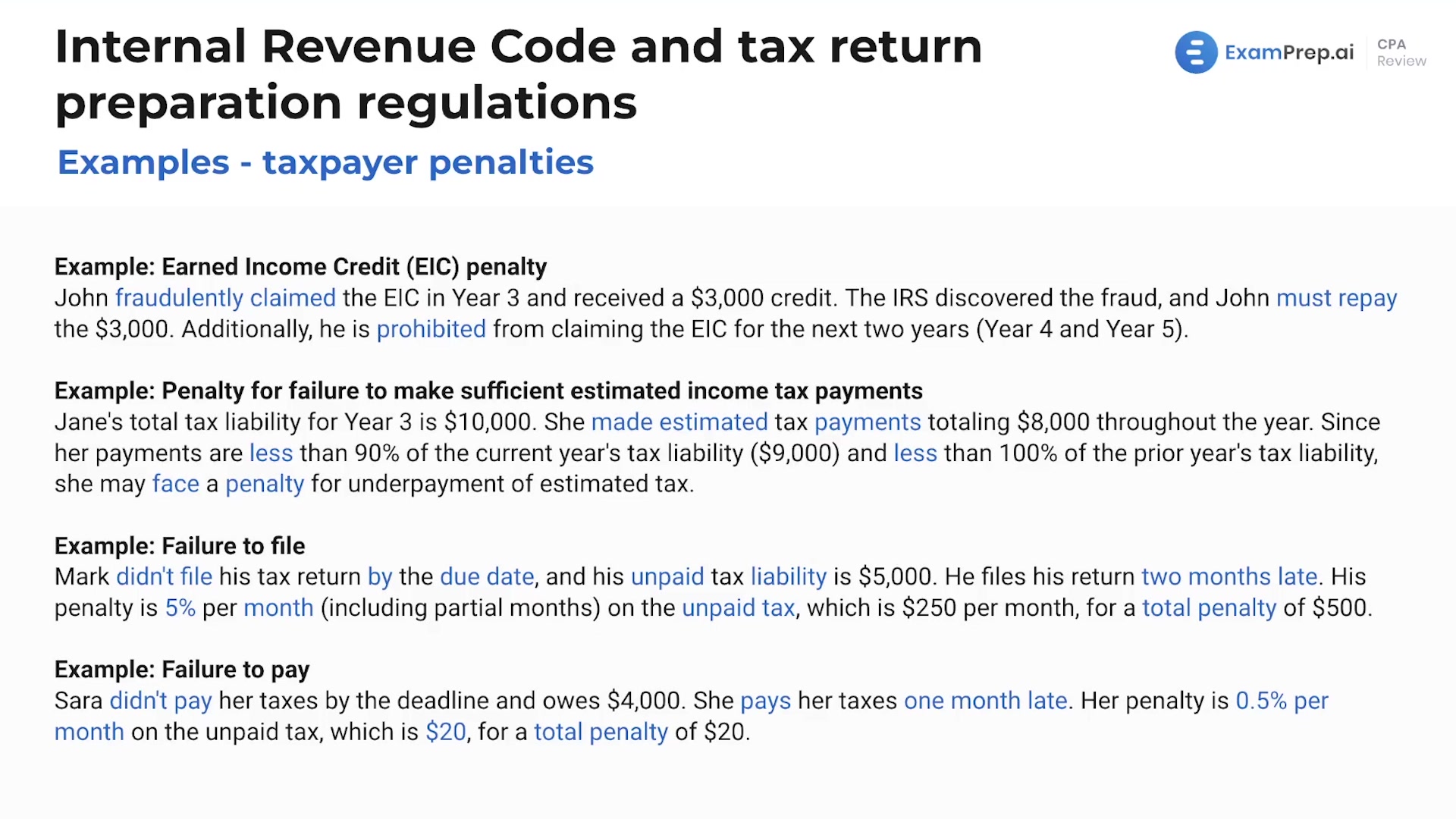 Taxpayer Penalties lesson thumbnail