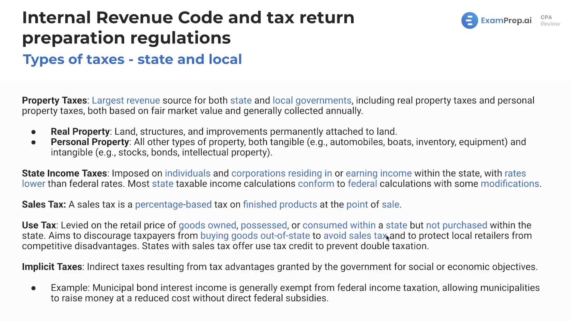 Types of State and Local Taxes lesson thumbnail