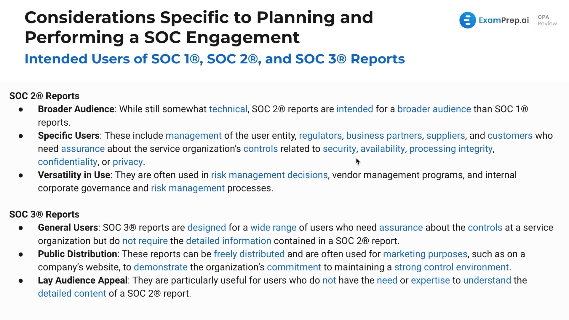 Intended Users of SOC 1, SOC 2, and SOC 3 Reports thumbnail